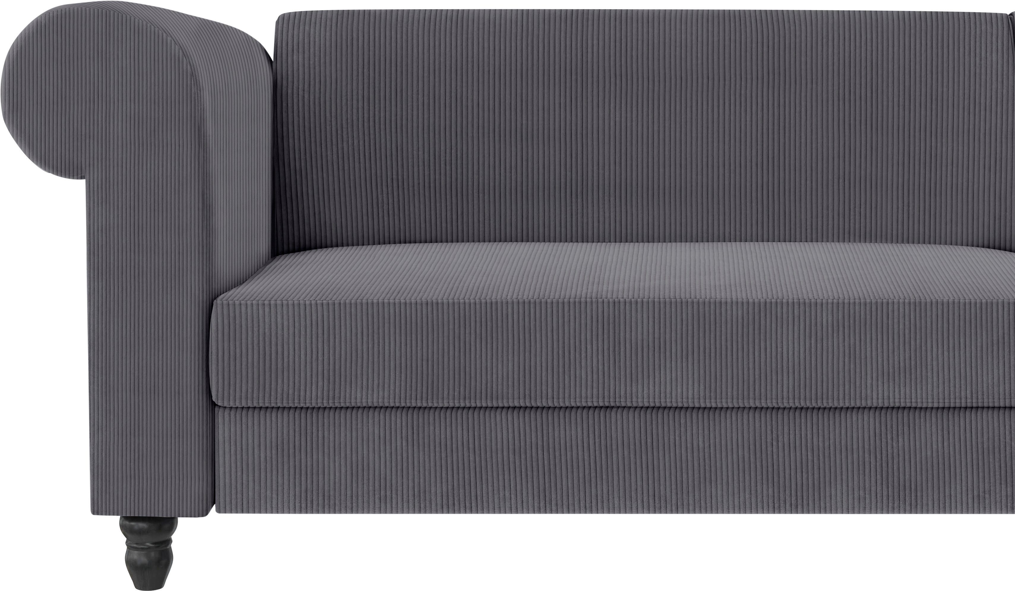 Dorel Home Hoekbank Felix II, L-model, bedbank 241cm (ligoppervlak 108x195 cm),