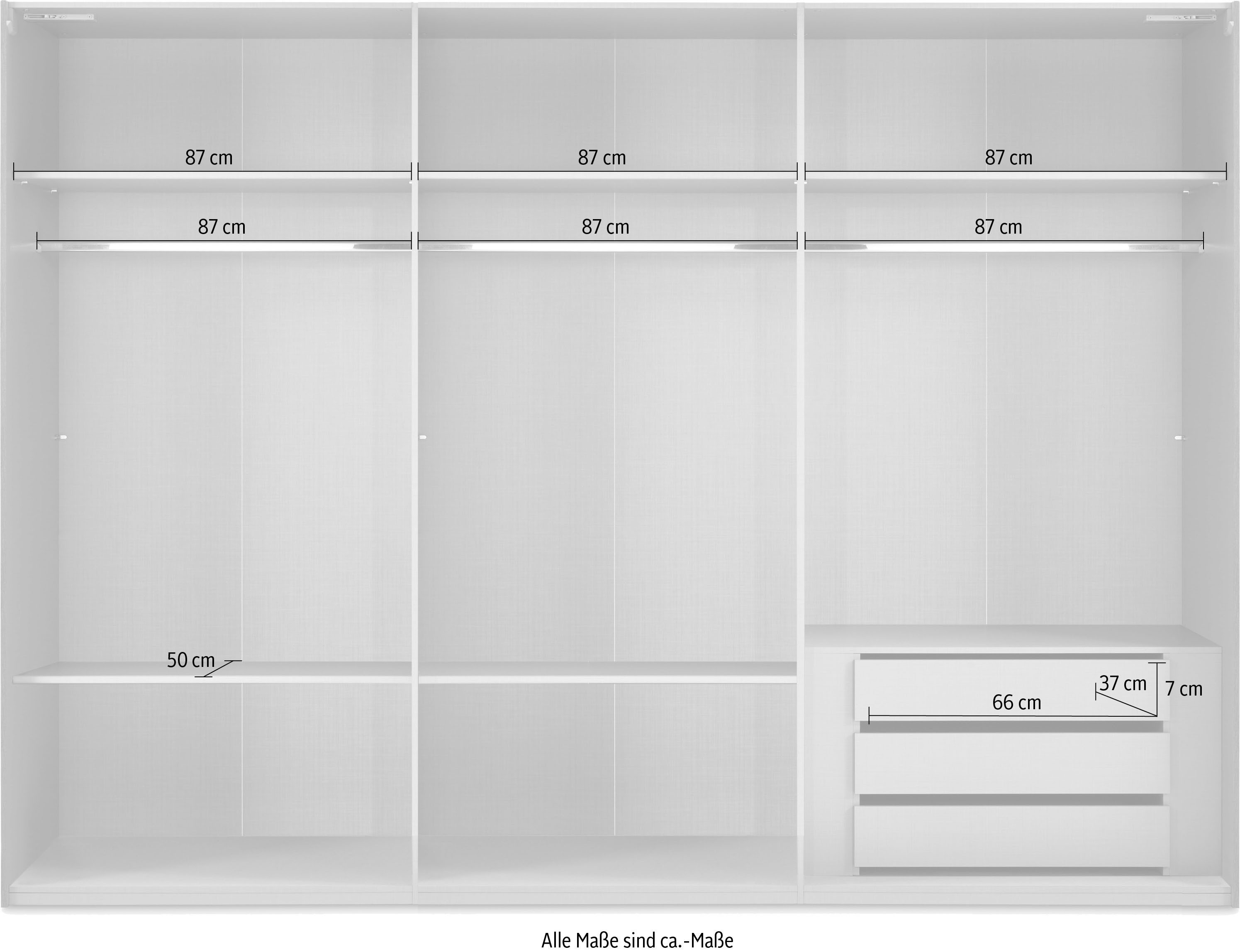 Wimex Schuifdeurkast Ernie kledingkast met spiegel, Made in Germany TOPSELLER Kies je interieur, kant-en-klaar geconfigureerd in de kast