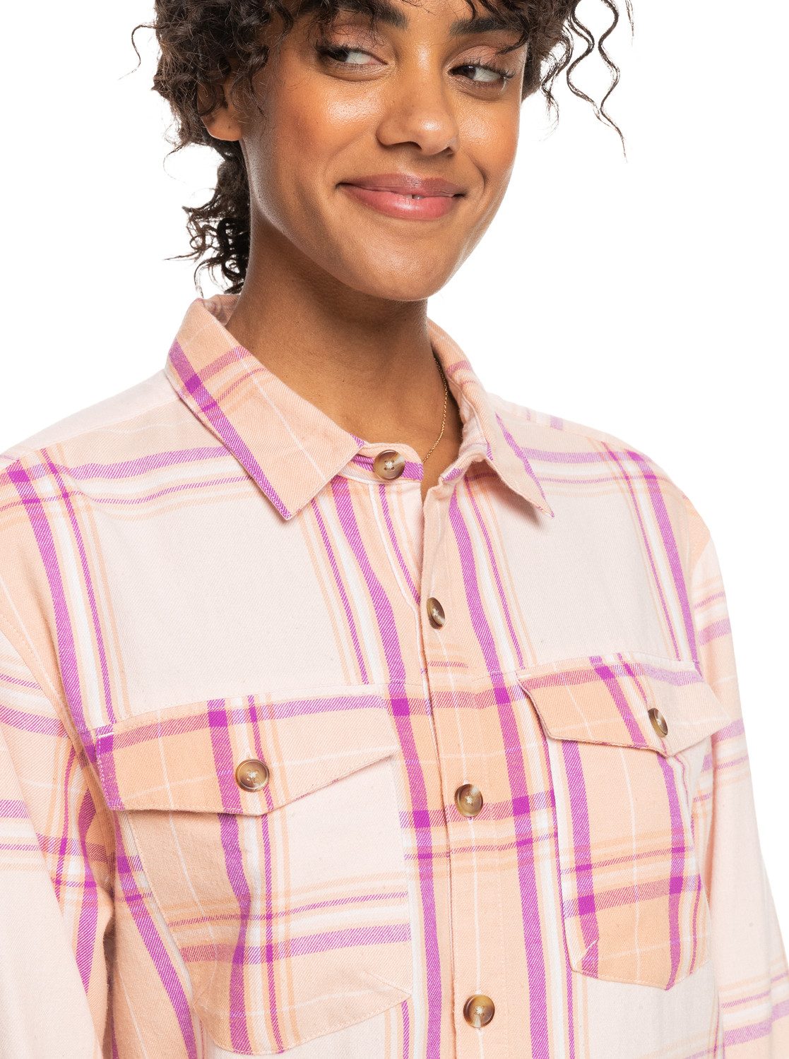 Roxy Overhemd met lange mouwen Let it Go flanel