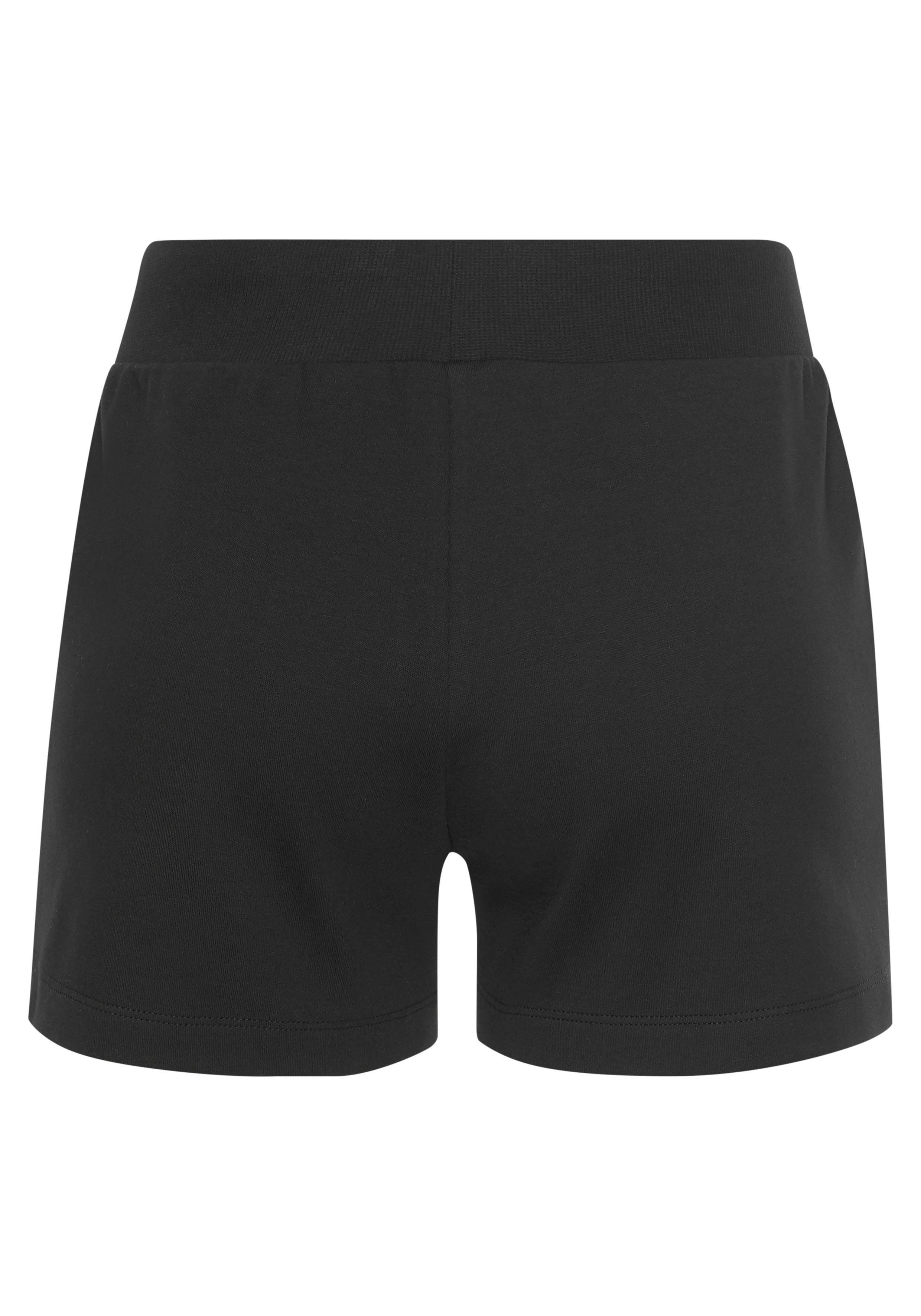 Bench. Loungewear Relaxshorts met klein glanzend logo-borduurwerk, loungepak