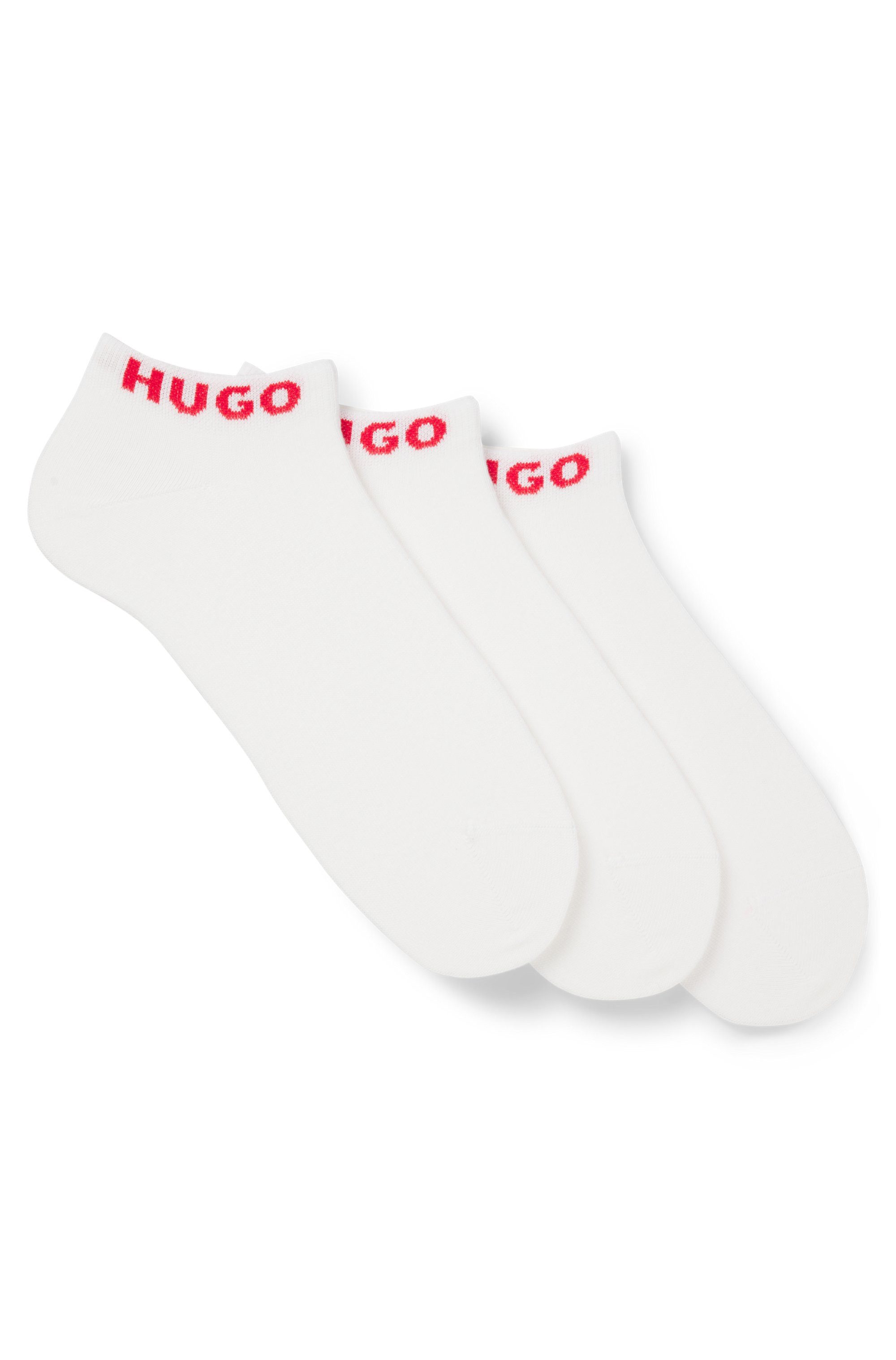 HUGO underwear Sokken 3P AS UNI CC W met contrasterende logo-opdruk (3 paar, Set van 3)