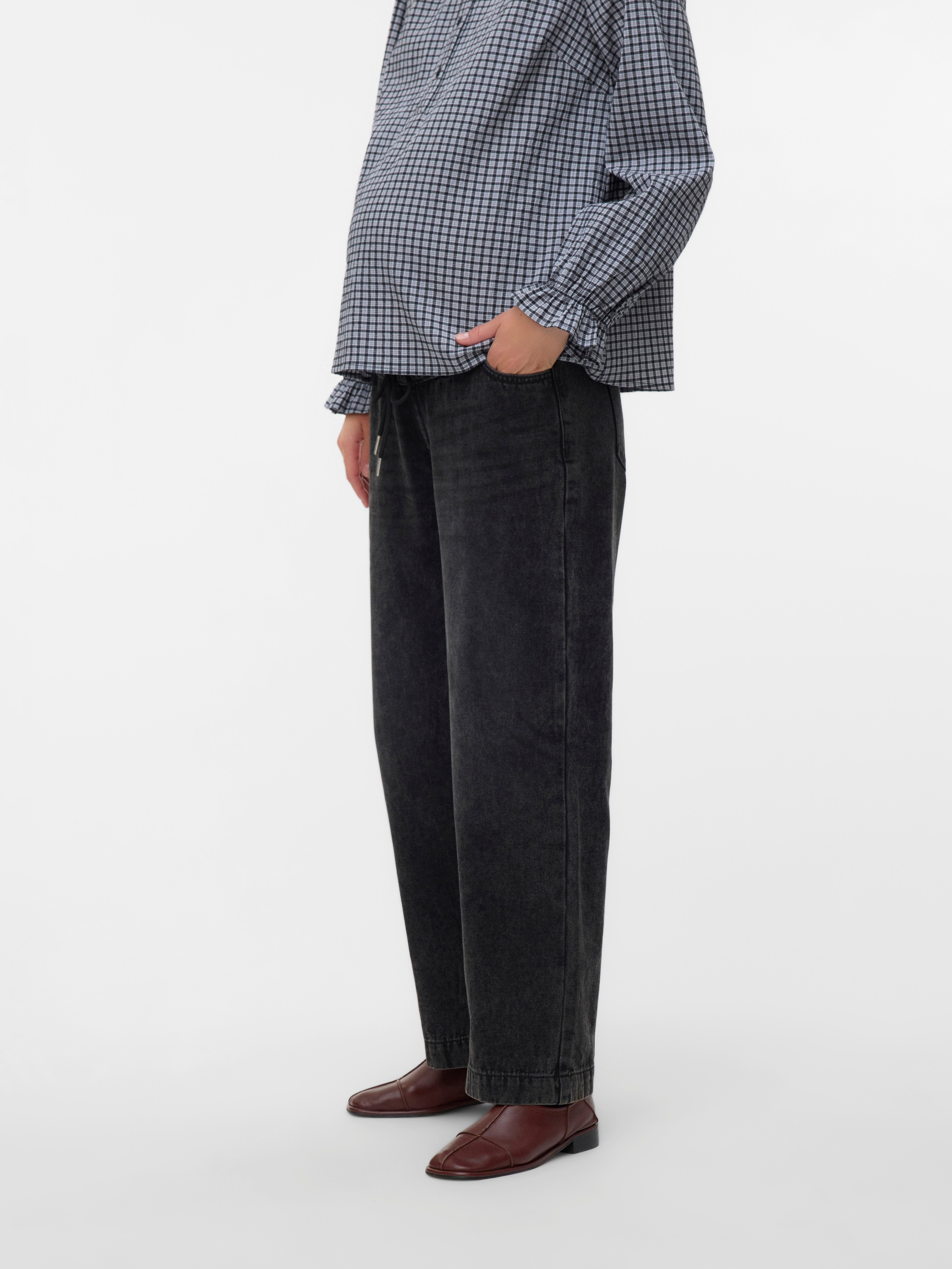 Mamalicious Zwangerschapsjeans MLVALENCIA ELASTIC JEANS NOOS