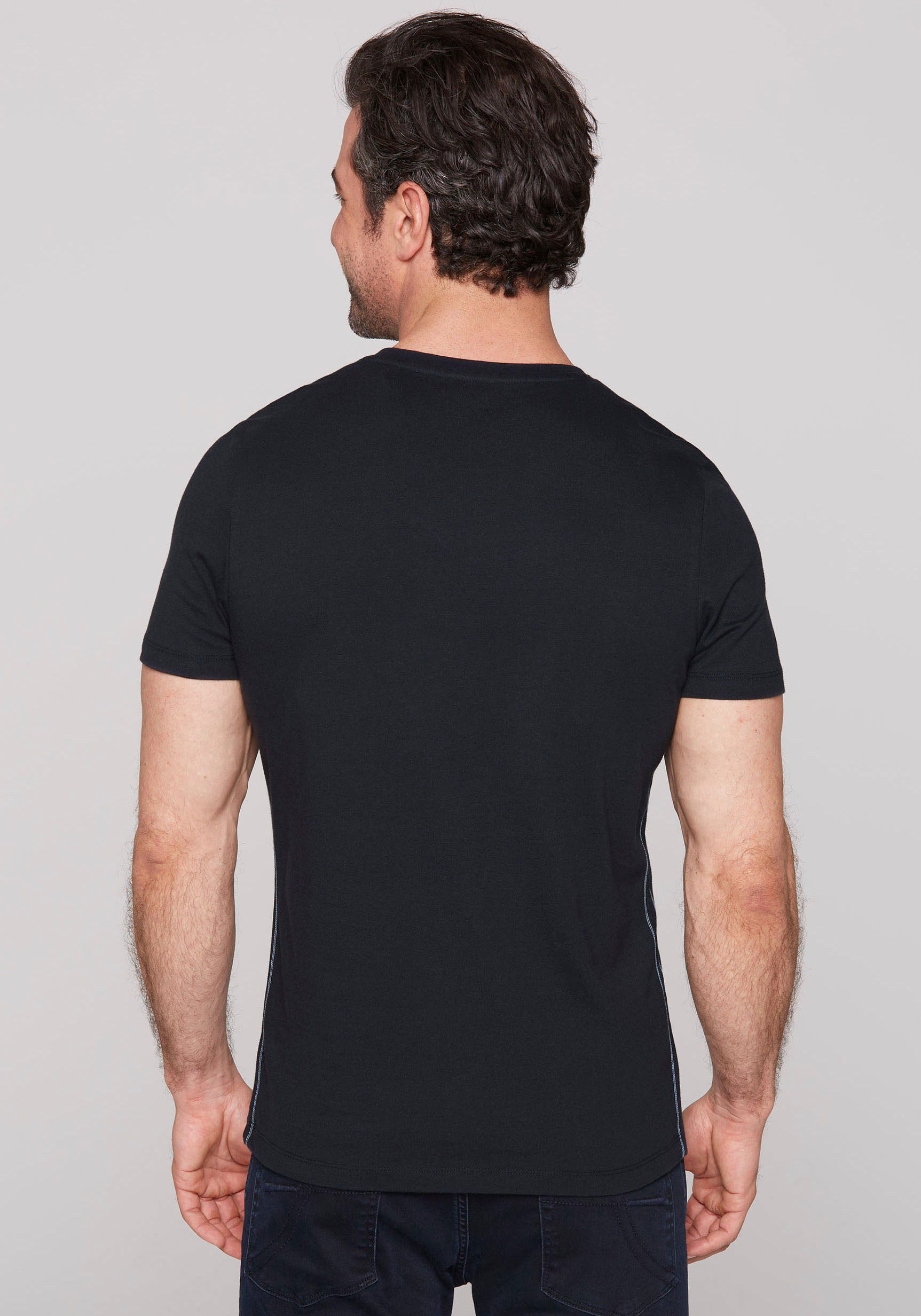 CAMP DAVID T-shirt met tekstprints