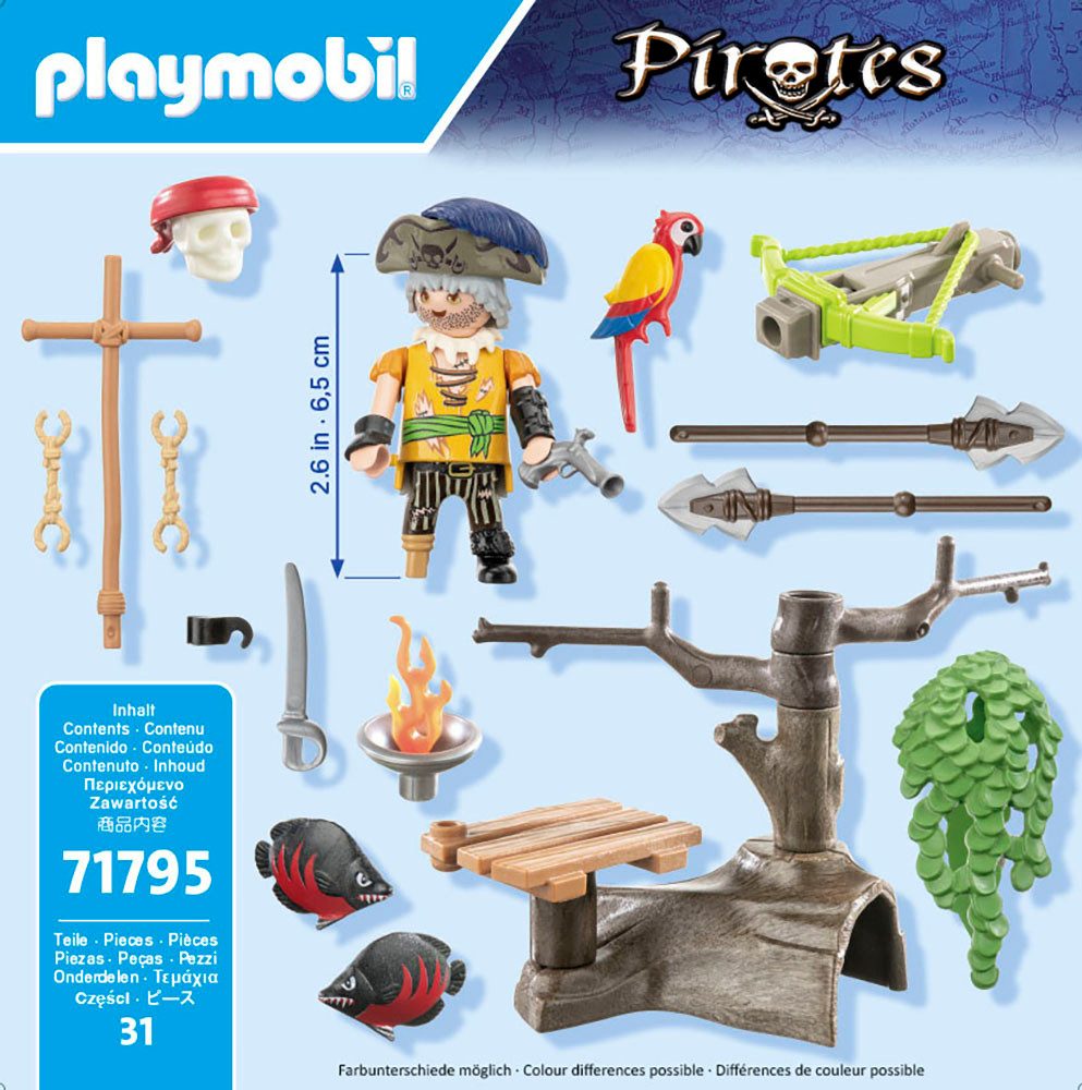 Playmobil® Constructie-speelset Pirat mit Balliste (71795), Playmobil Pirates (31-delig)