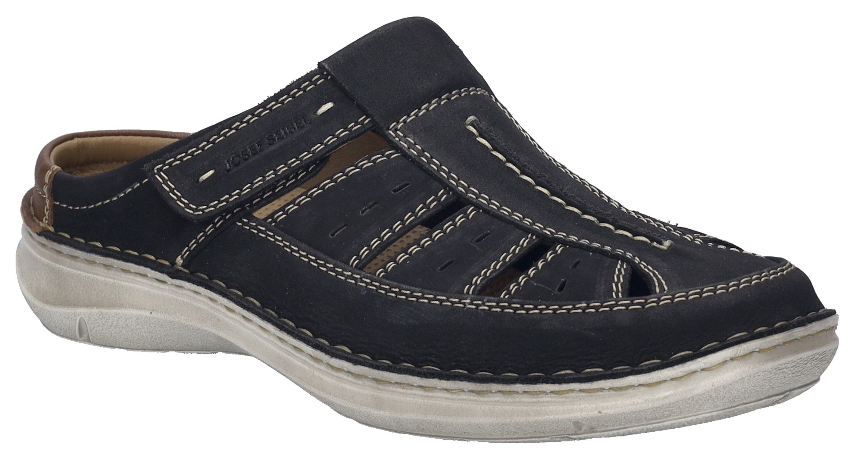 Josef Seibel Clogs New Anvers 76 , huispantoffel, sabotschoen, vrijetijdsschoen in extra brede vorm heren clogs maat 41 blauw