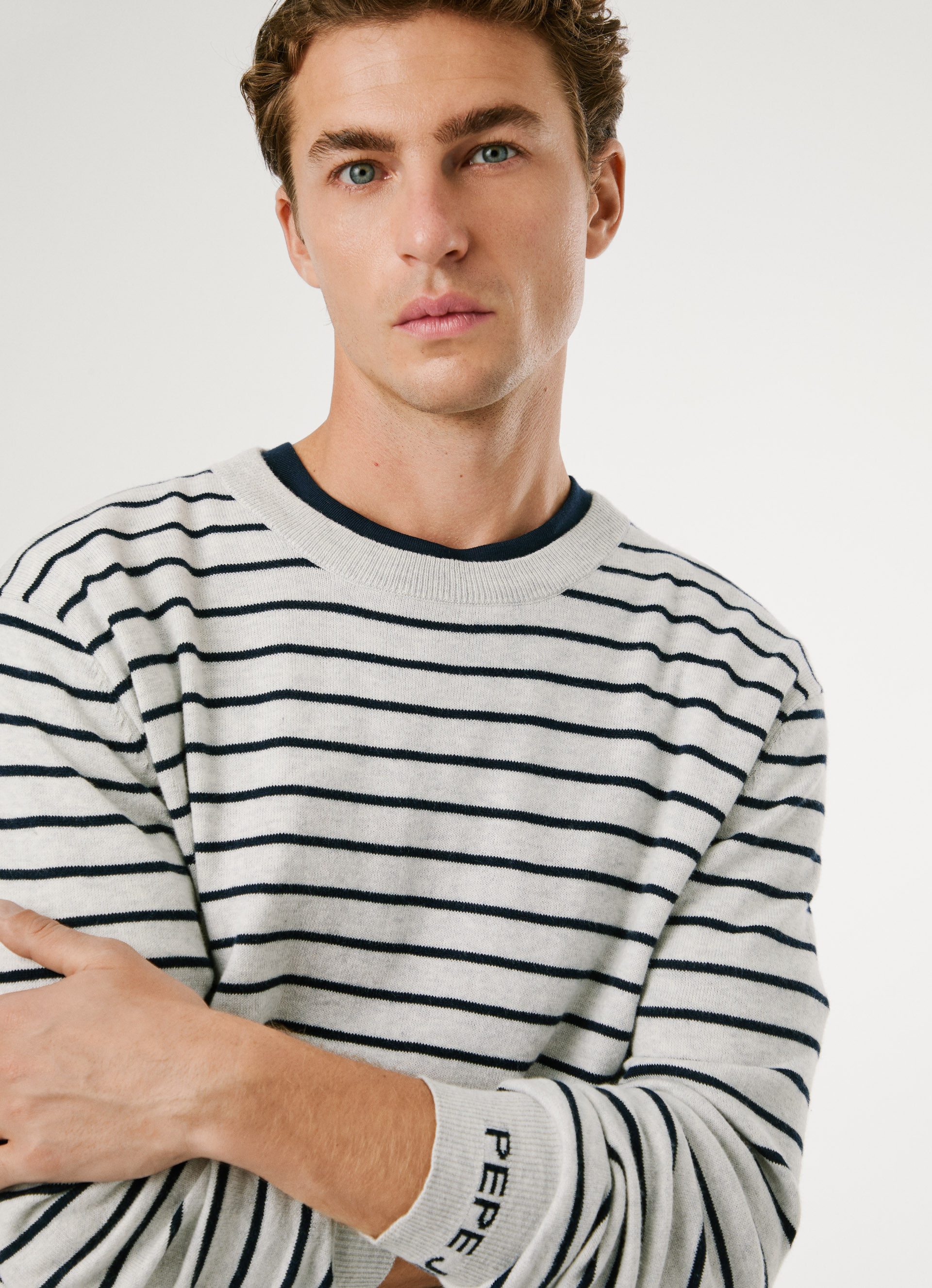 Pepe Jeans Trui met ronde hals ANDRE STRIPES