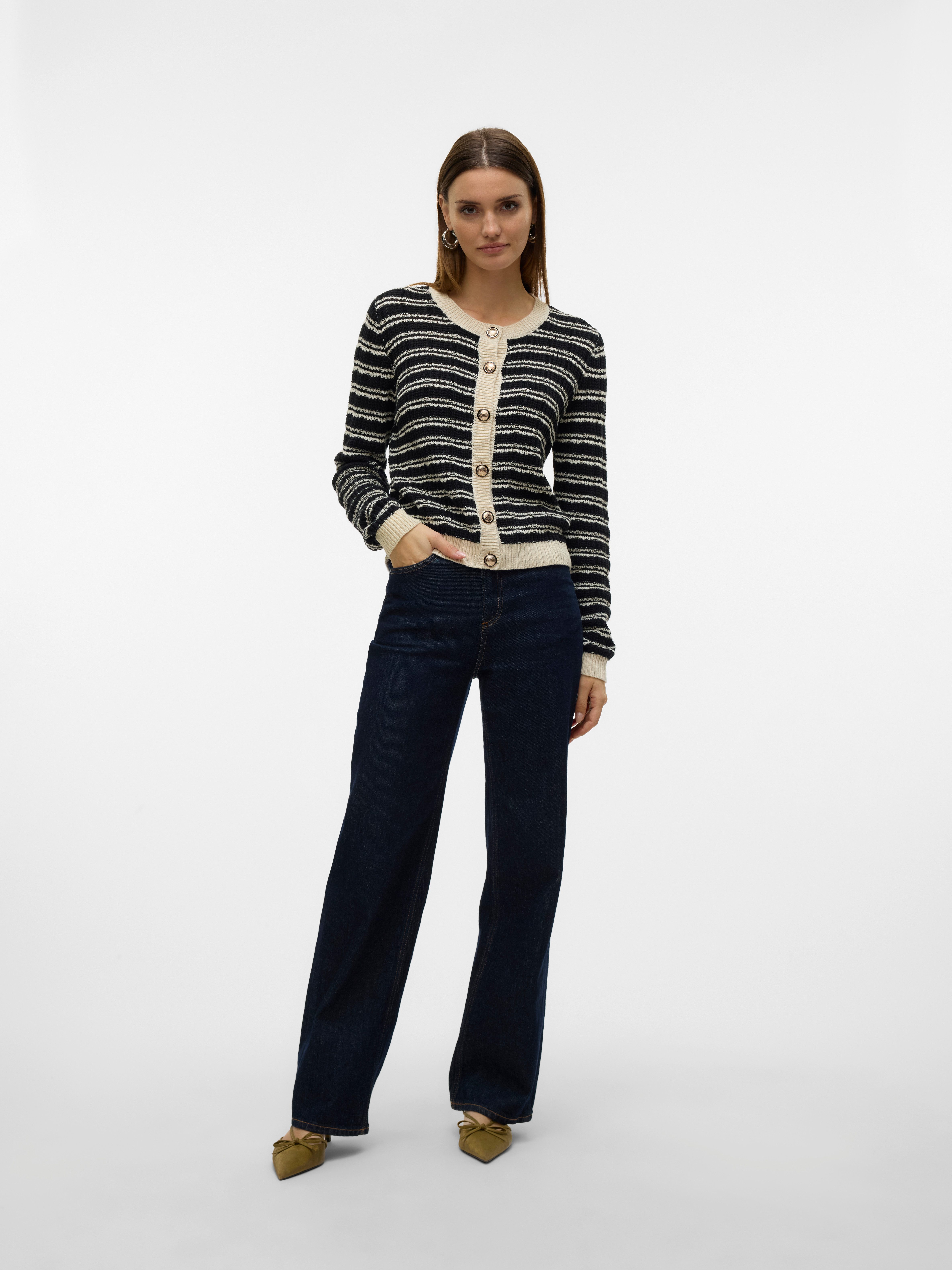 Vero Moda Vest VMCHARLOT LS O-NECK CARDIGAN NOOS