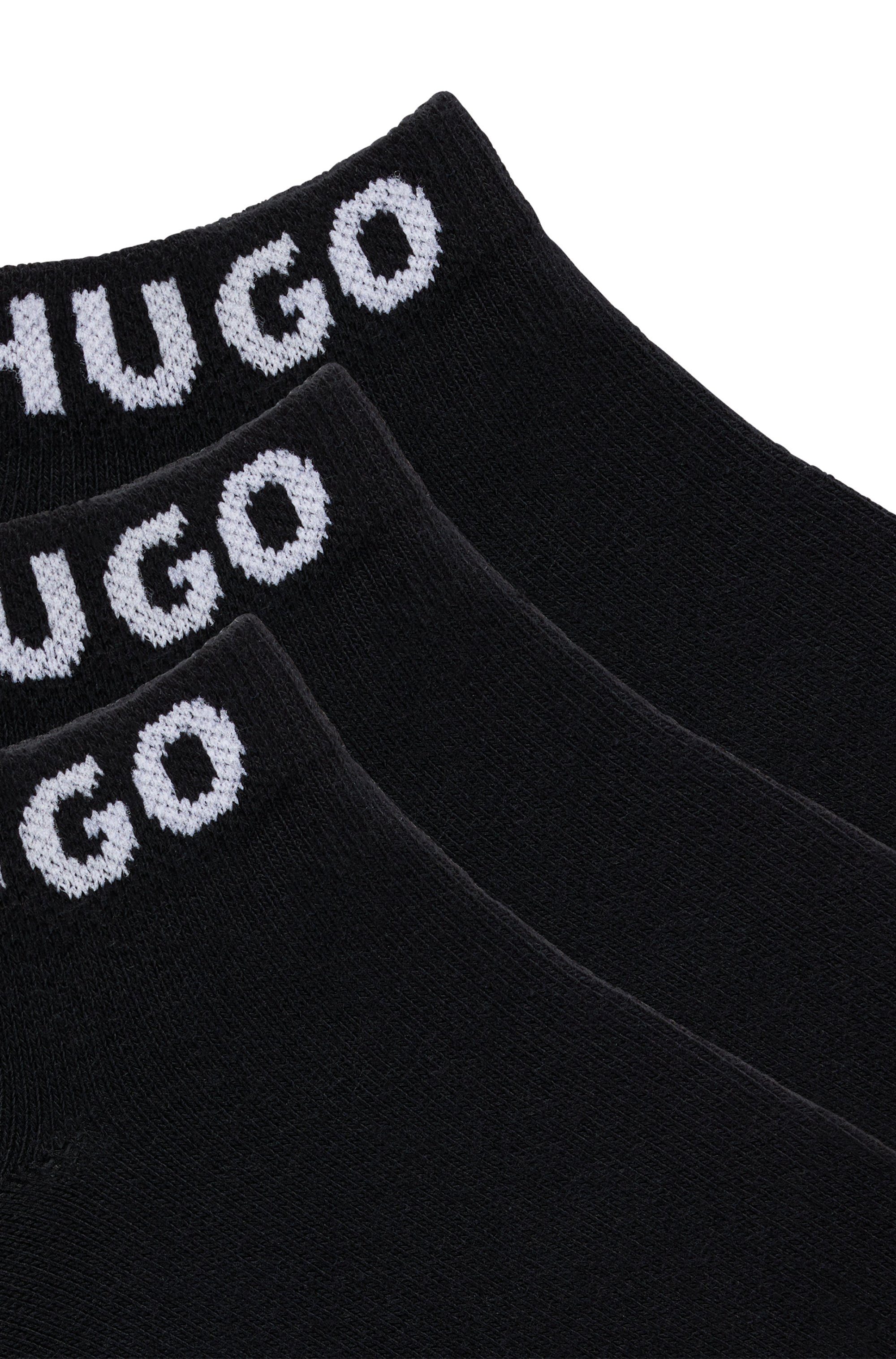HUGO underwear Sokken 3P AS UNI CC W met contrasterende logo-opdruk (3 paar, Set van 3)