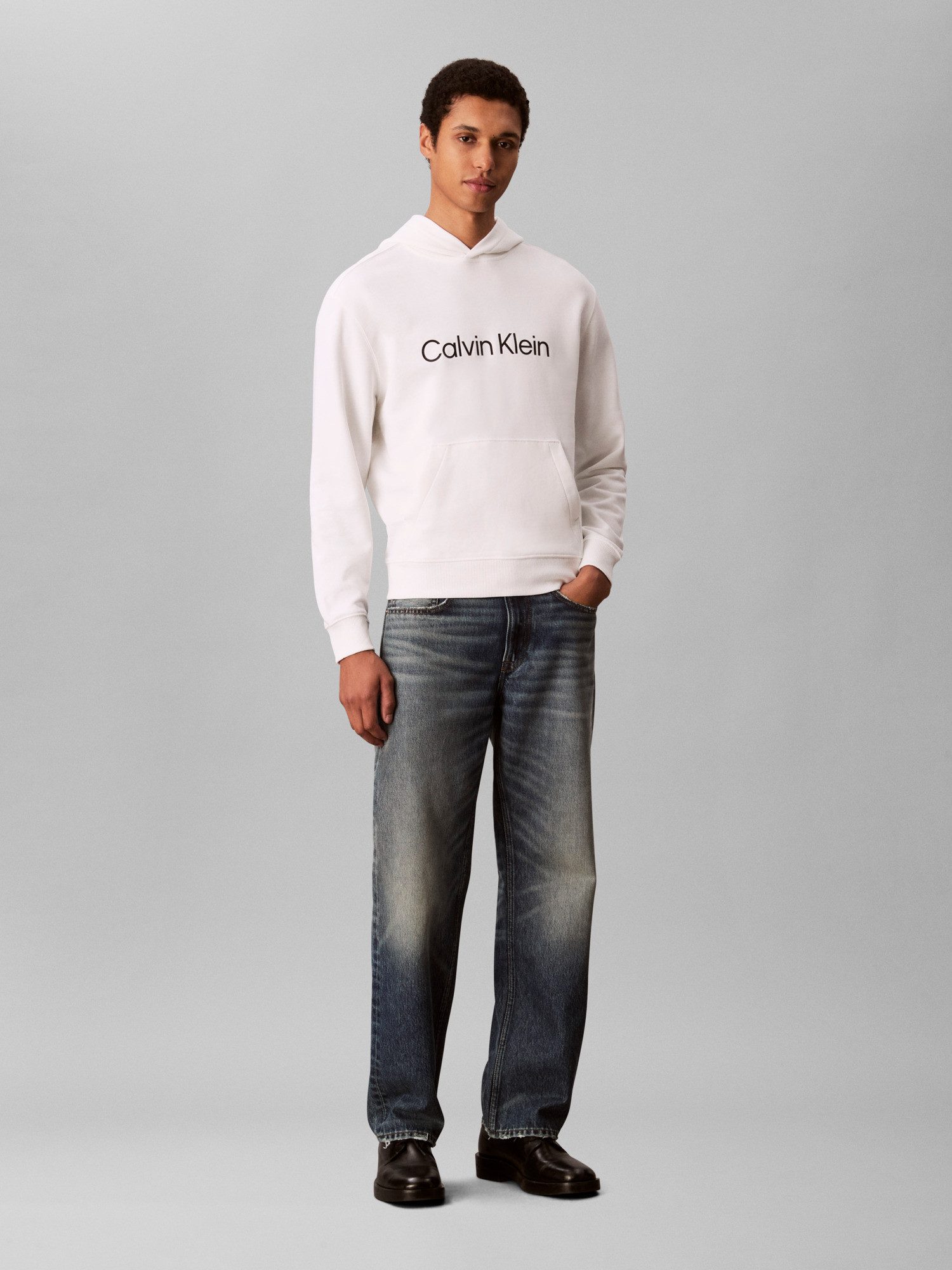 Calvin Klein Hoodie LS EU STANDARD LOGO 350TERRY PO