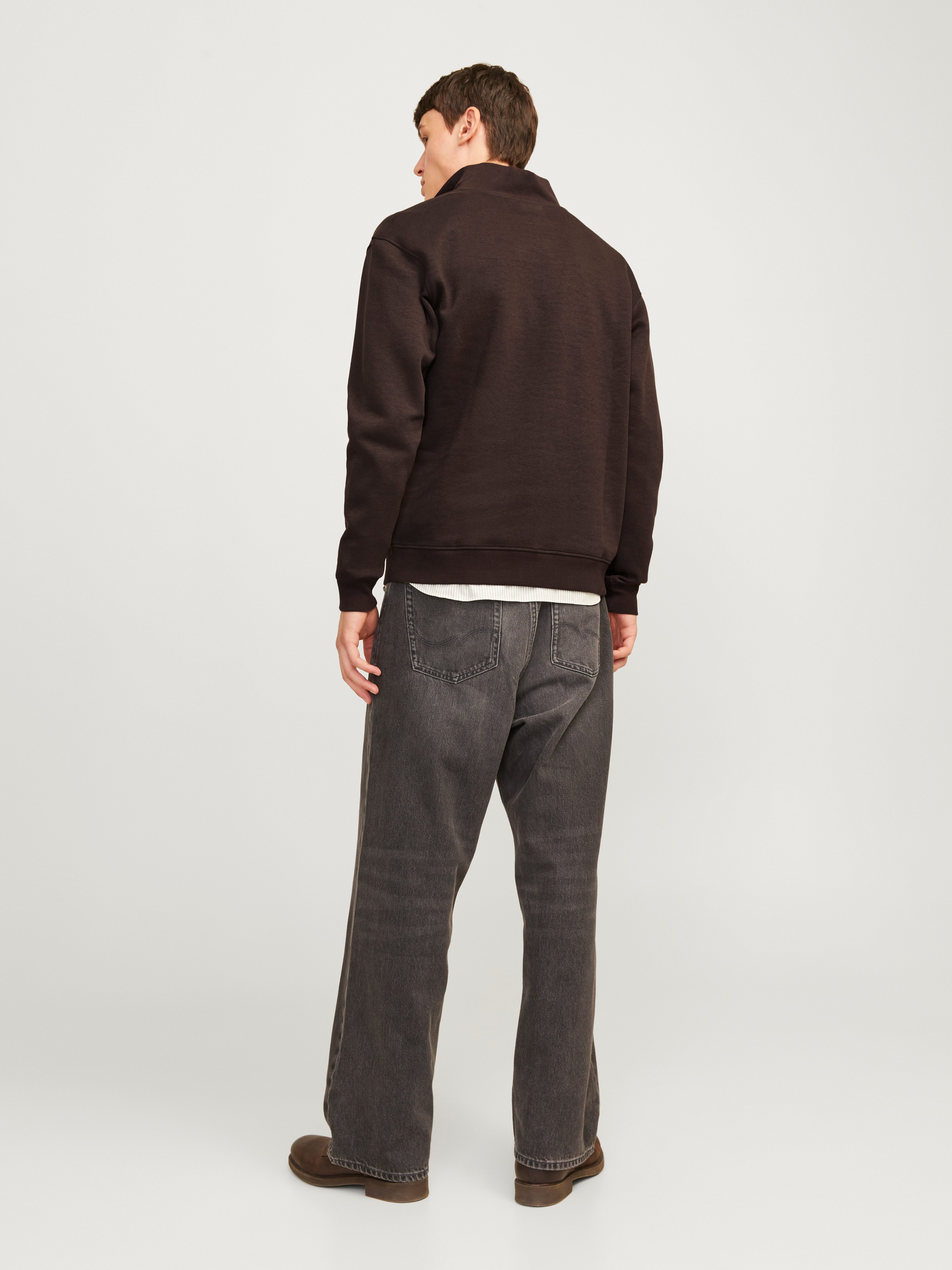 Jack & Jones Sweatshirt JJEBRADLEY SWEAT HALF ZIP NOOS