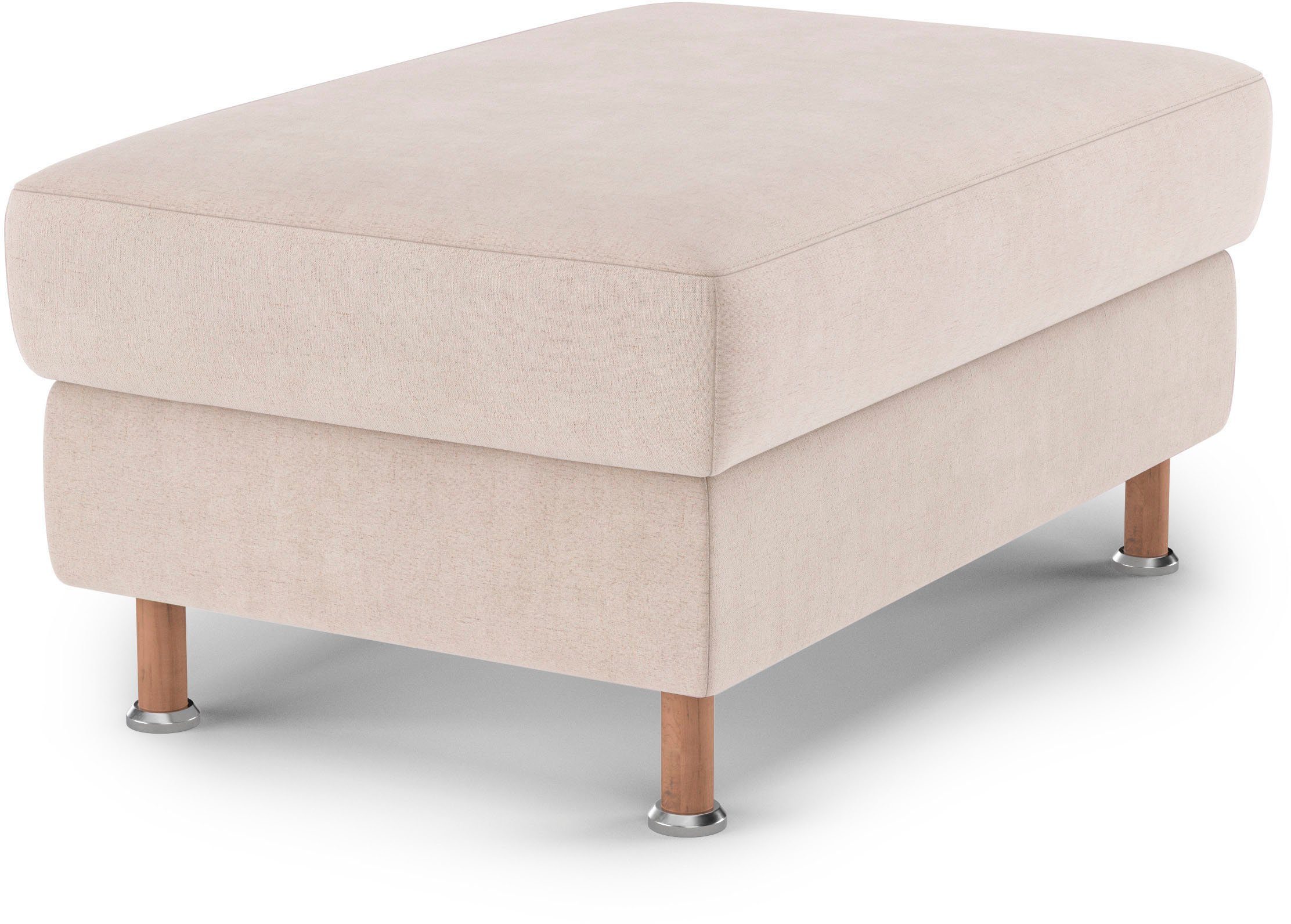 Home affaire Hocker Calypso Houten poten met metalen plaat