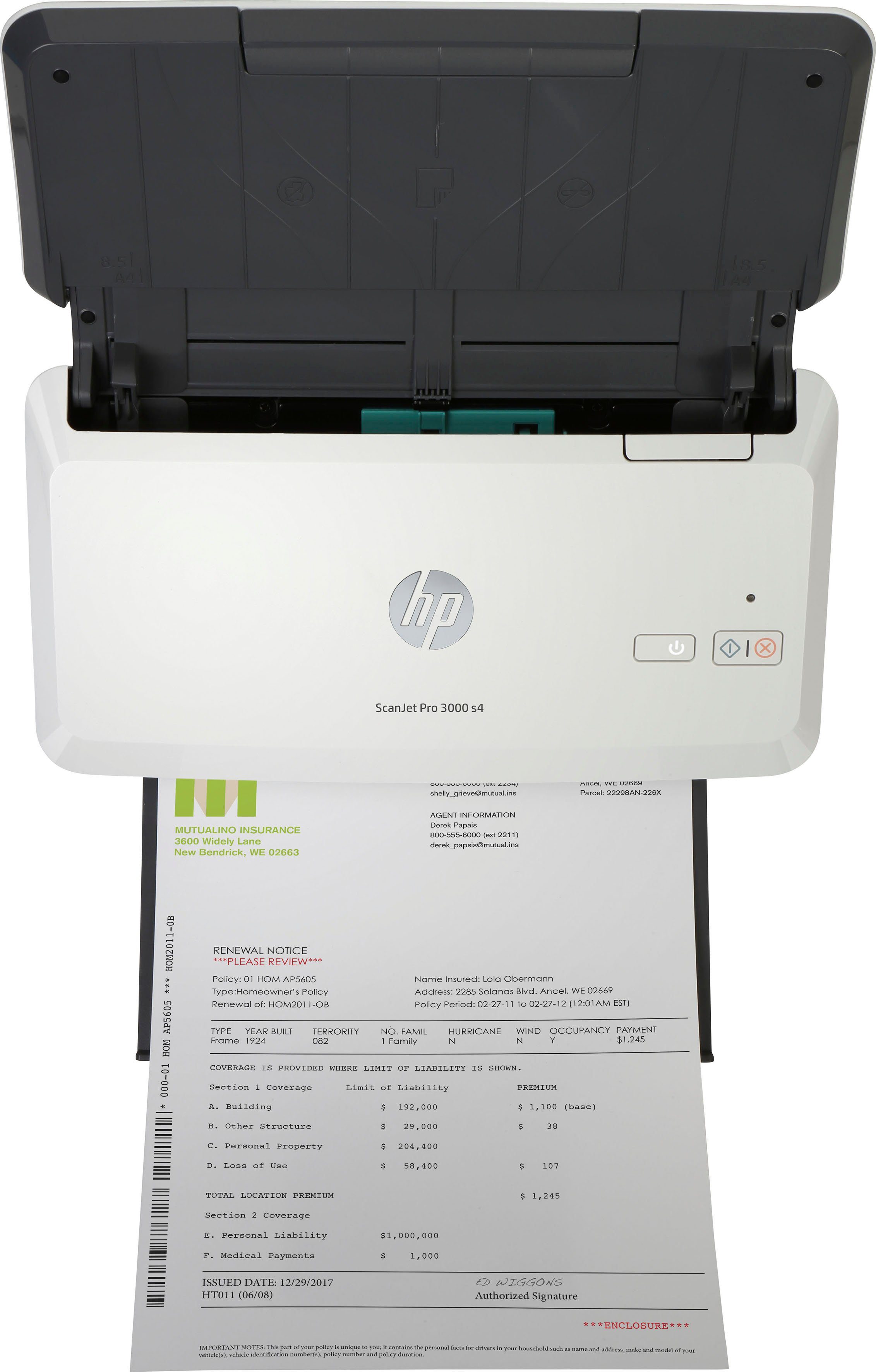 HP Scanner ScanJet Pro 3000 s4 HP+ Instant inc compatibel