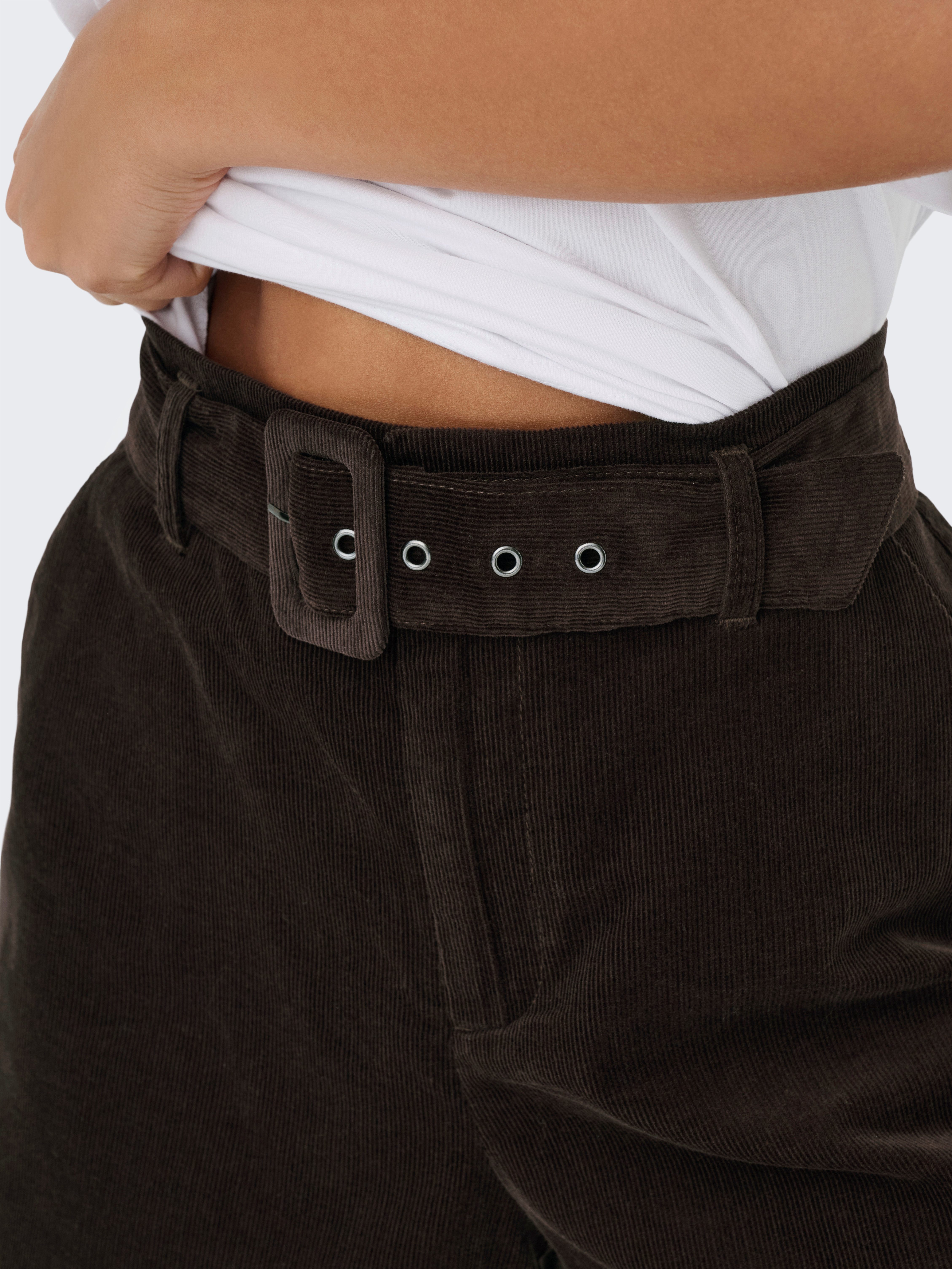 Only Short ONLNESSA HW BELT CORD SHORTS CC PNT