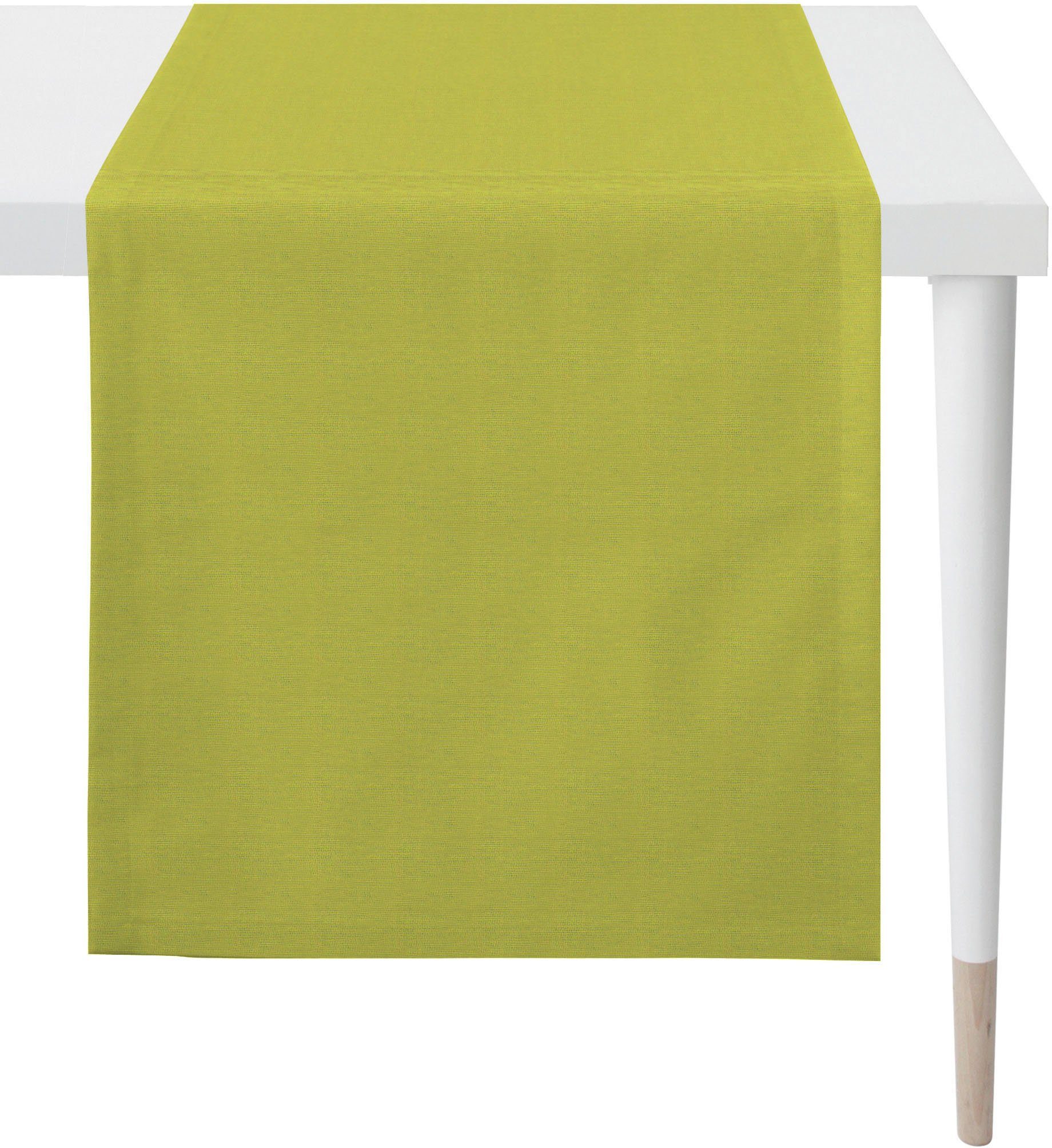 APELT Tafelloper 3900 Uni / OUTDOOR, zomerdecoratie, zomer (1 stuk) tafelkleden groen