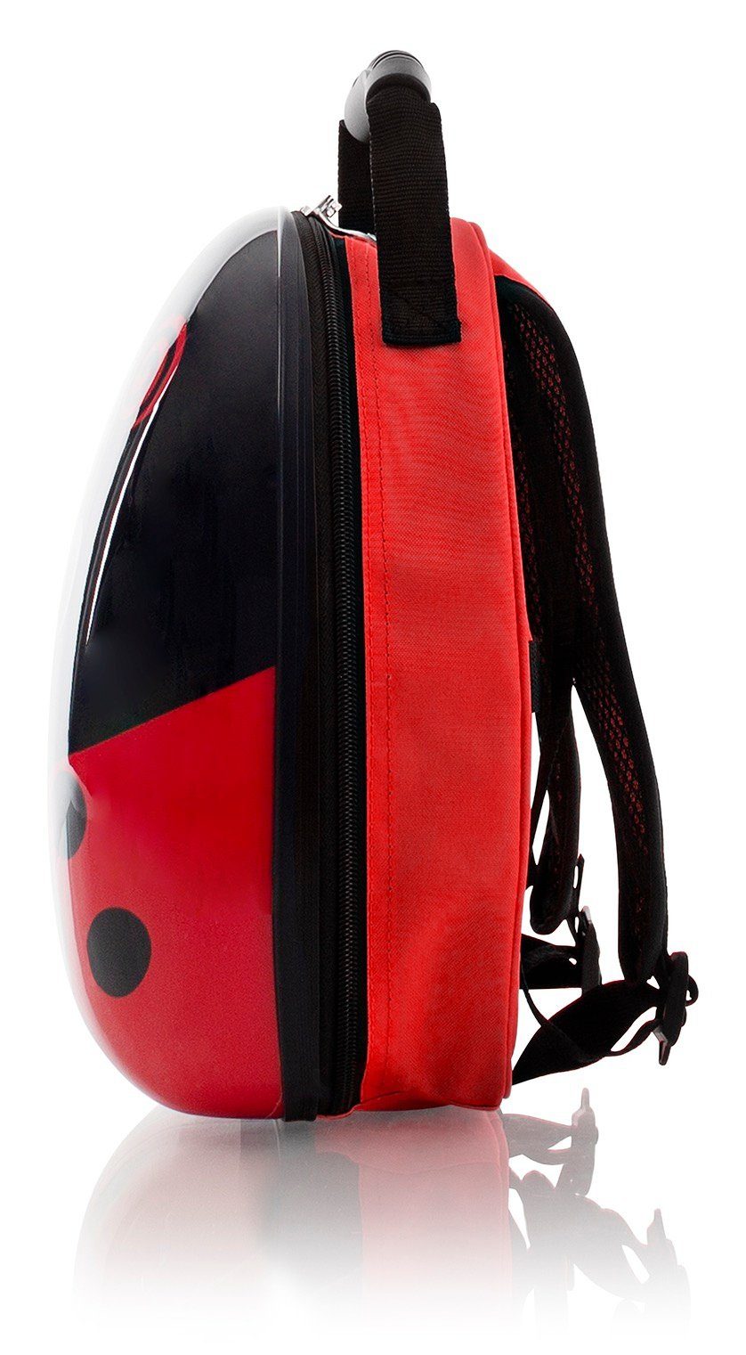 Heys Kofferset Super Tots, 46 cm, Lieveheersbeestje Heys x Joachim Llambi kindertrolley kinder reisbagage (set, 2-delig, Kinderkoffer en rugzak)