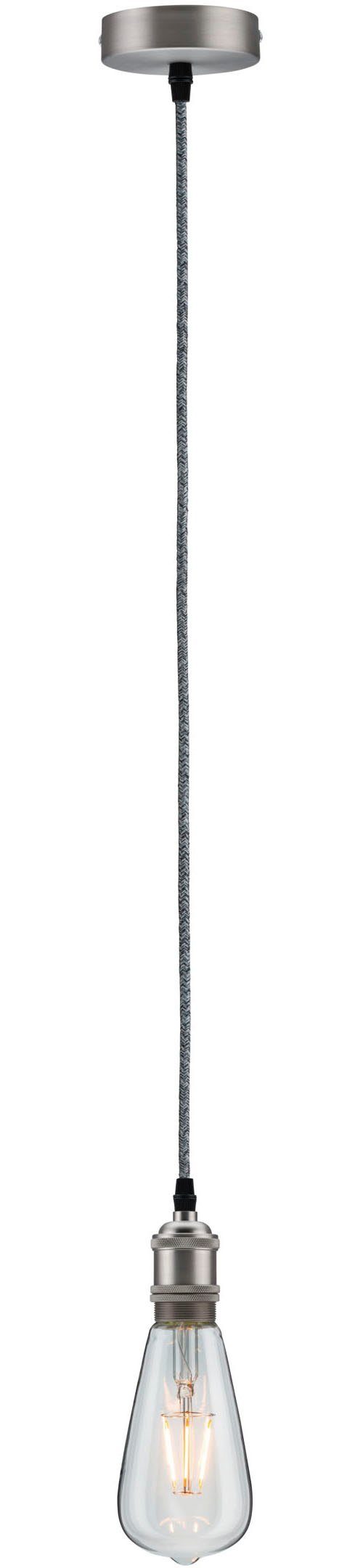 Paulmann Hanglamp Neordic Eldar max. 1x60W Geborsteld nikkel 230V Metaal (1 stuk)