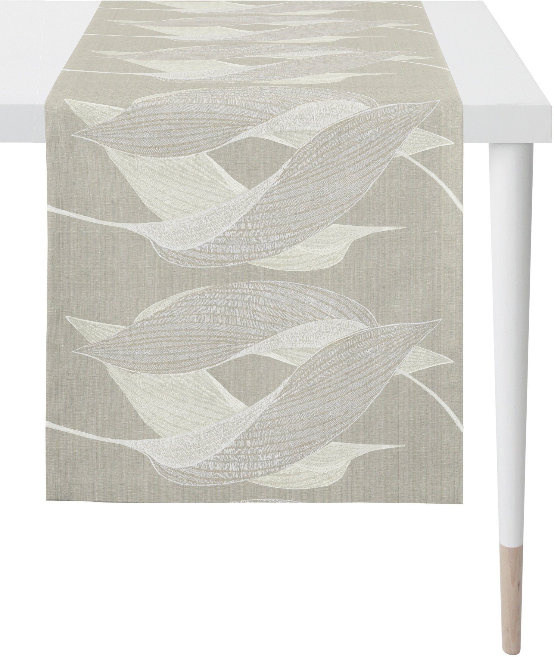 APELT Tafelloper 7312 LOFT STYLE (1 stuk) tafelkleden maat 48x140 cm beige
