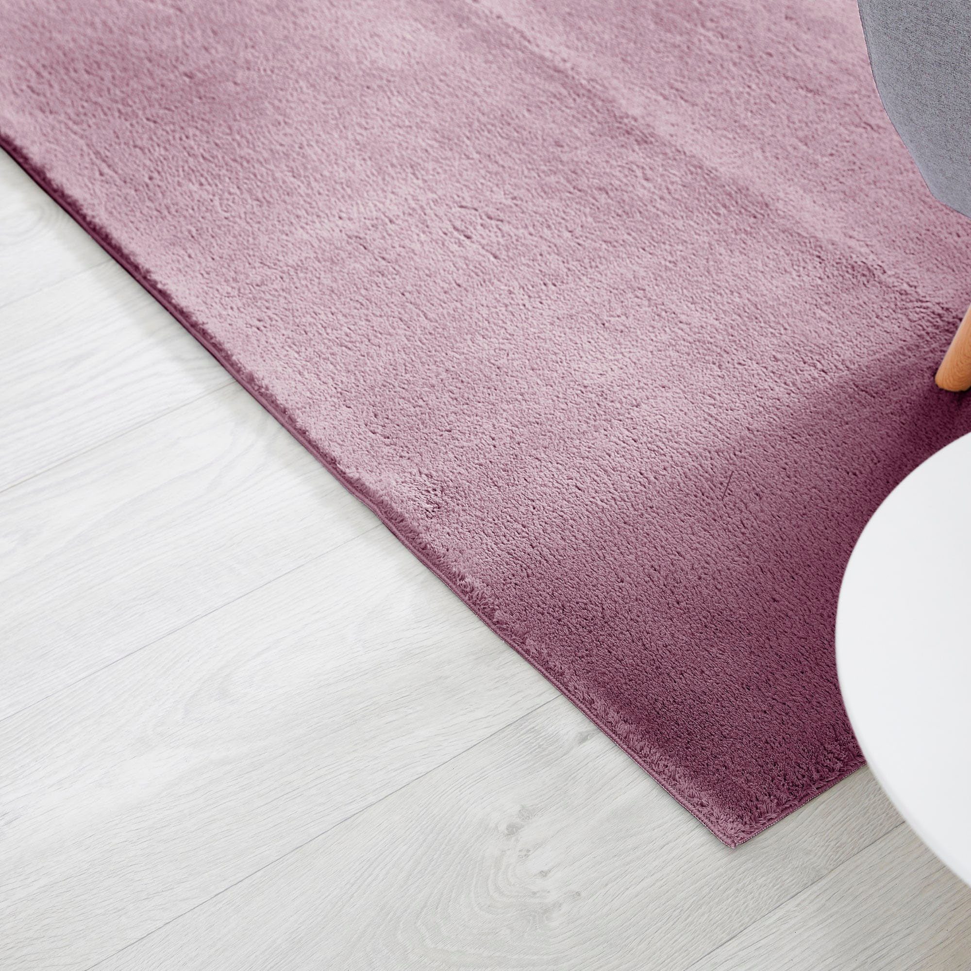 Andiamo Vloerkleed Arezzo Effen kleuren, zachte pool, wasbaar, ideaal voor de woonkamer en slaapkamer