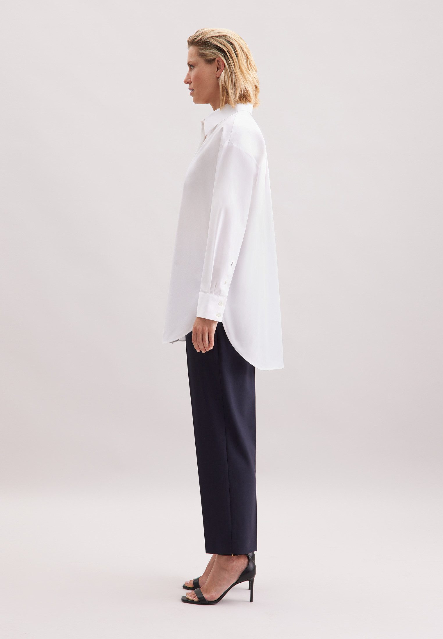 seidensticker Lange blouse 1/1 kraag uni
