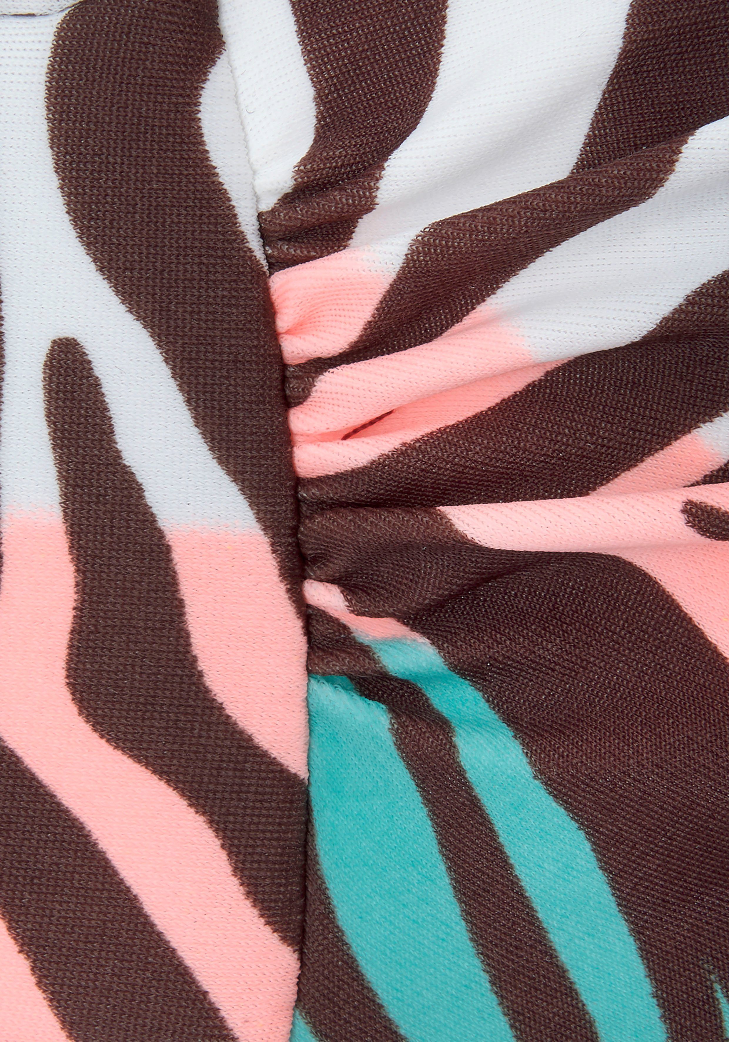 Venice Beach Beugelbikinitop in bandeaumodel MAIA met trendy animal-print