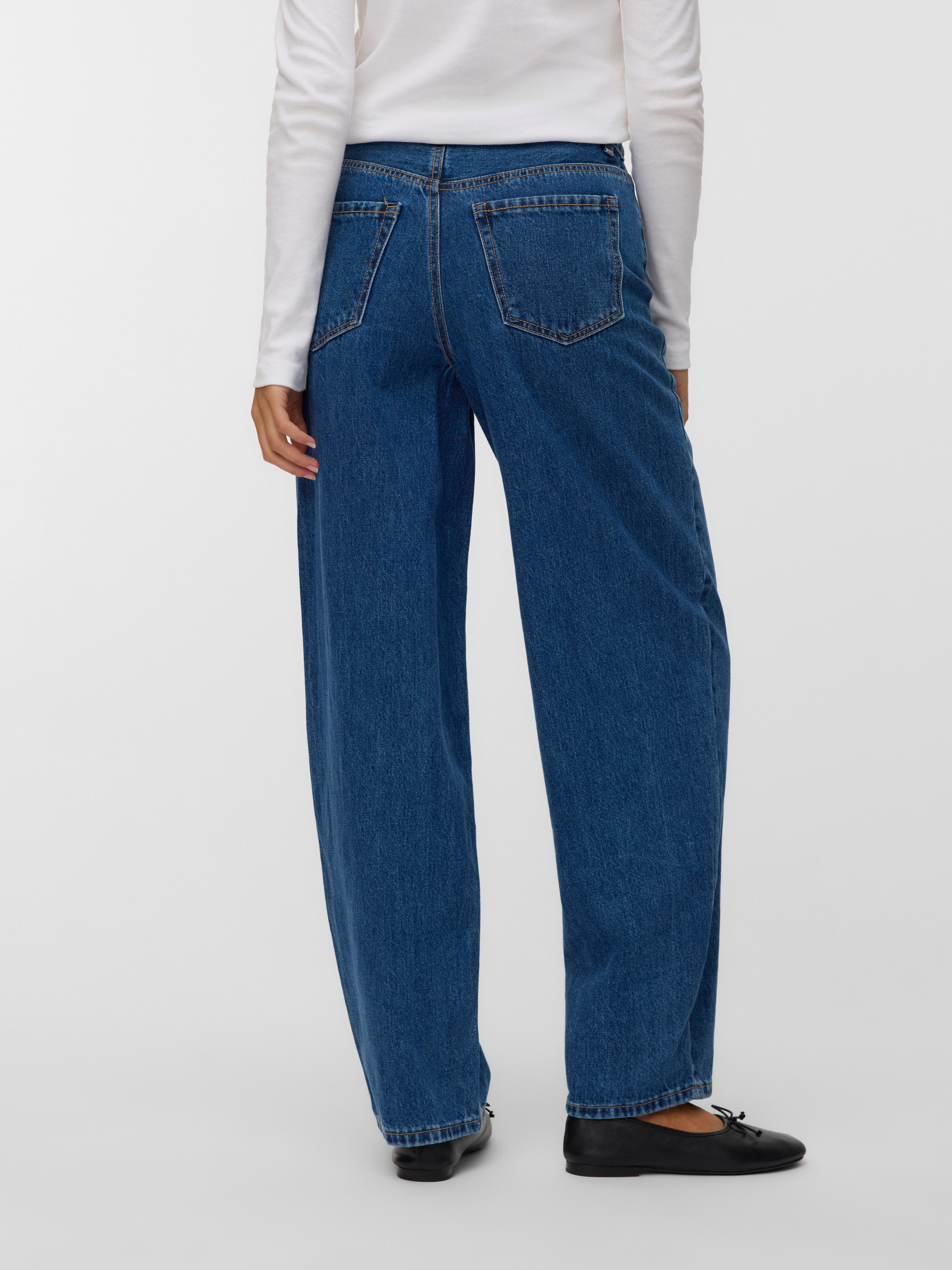 Vero Moda Mom jeans VMBILLIE HR BARREL ANK JEANS LI3142 NOOS