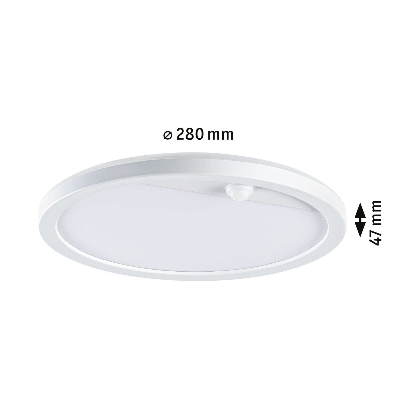 Paulmann Led-wandlamp voor buiten Buitenpaneel Lamina rond 280mm 3000K 14,5W 1200lm 230V kunststof (1 stuk)