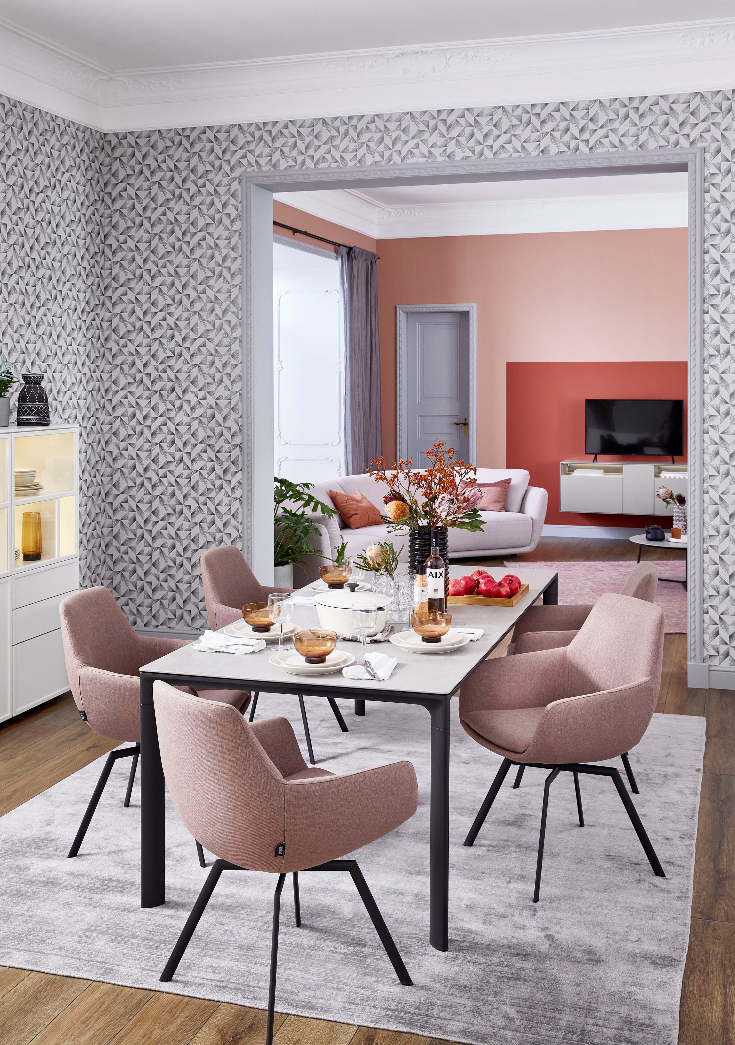 SCHÖNER WOHNEN-KOLLEKTION Vloerkleed Velvet Viscose, woonkamer