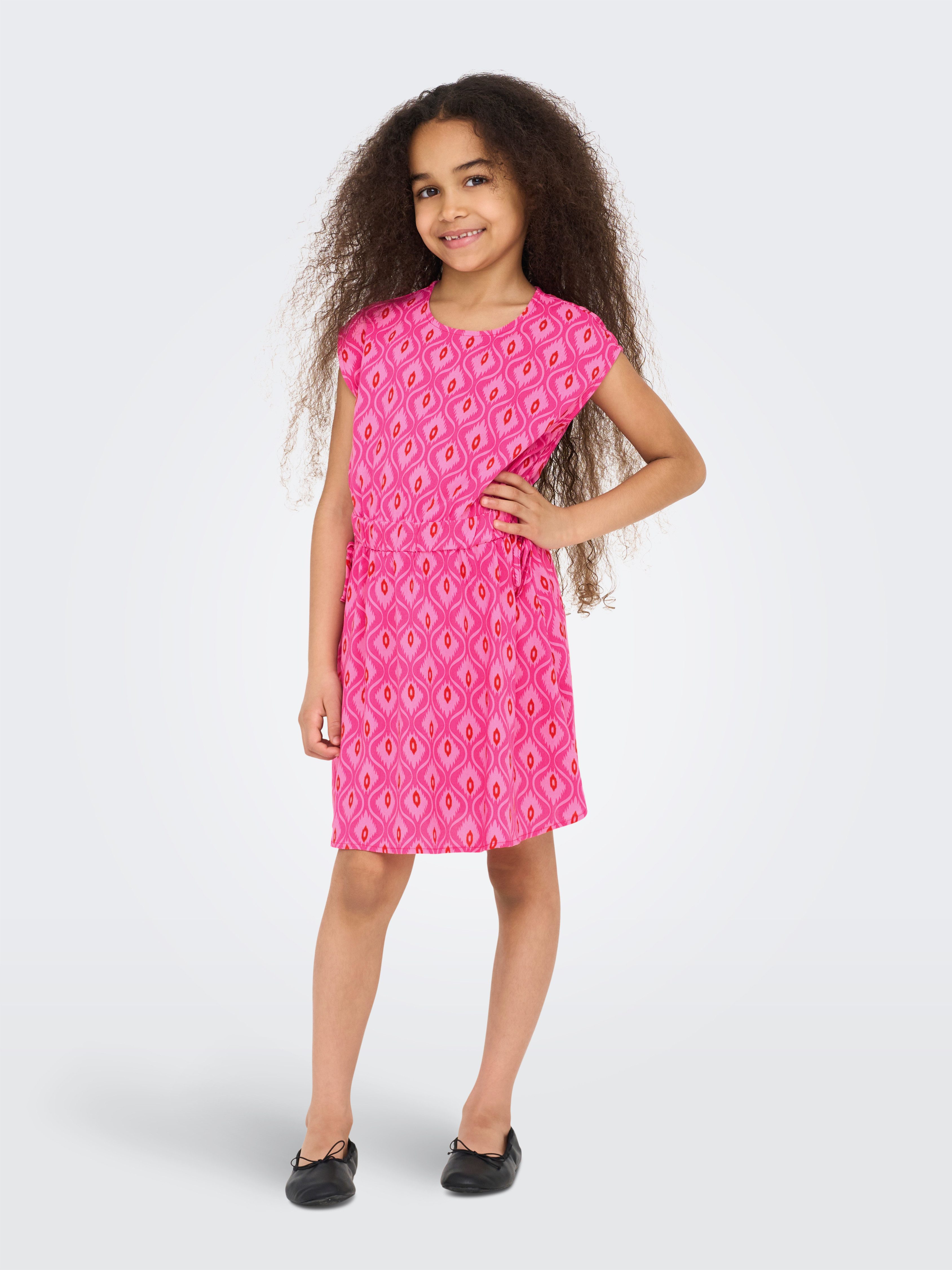 KIDS ONLY Zomerjurk KOGZALINA LIFE CAPSLEEVE DRESS PTM