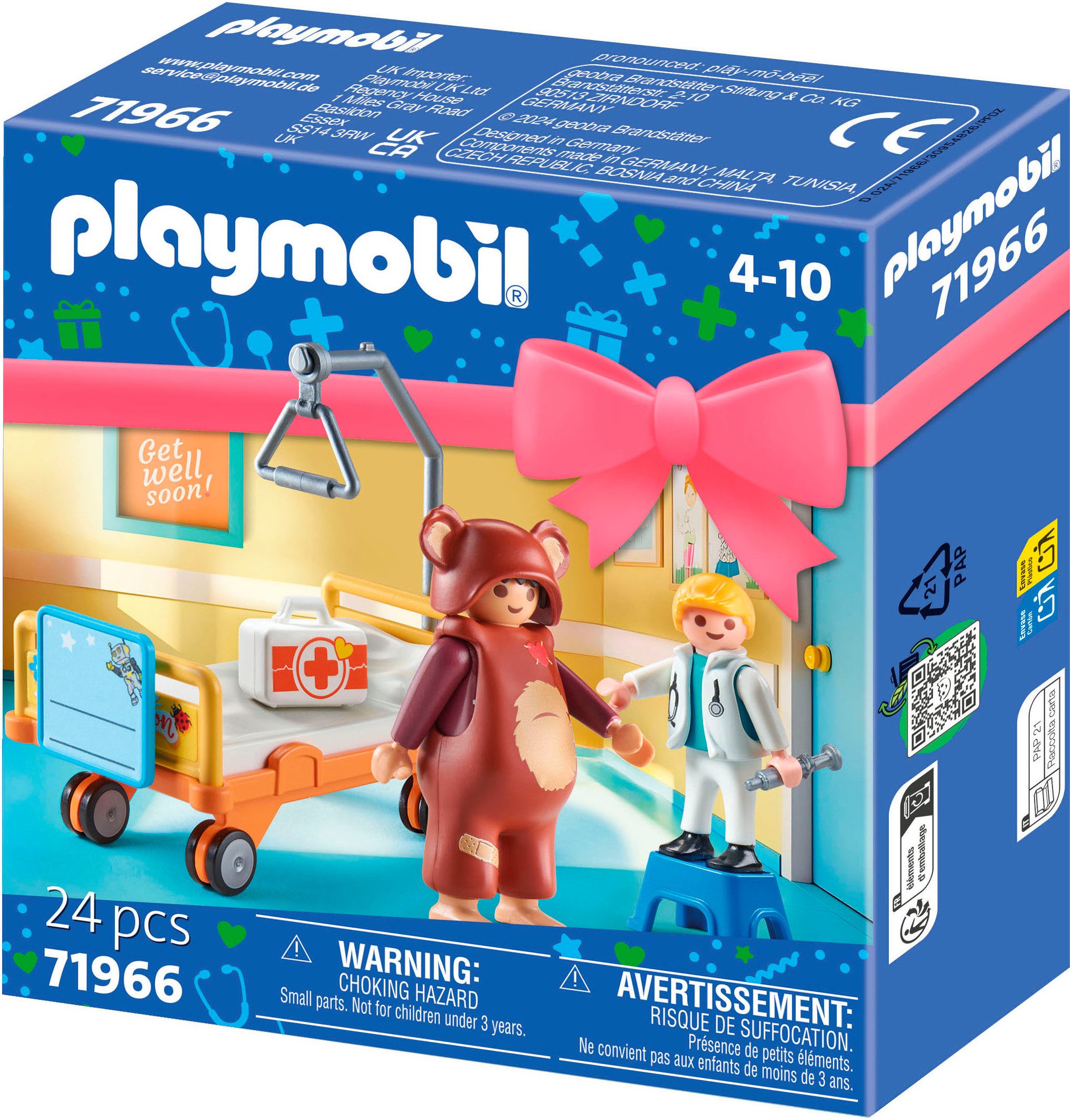 Playmobil® Constructie-speelset Gute Besserung (71966), Playmobil Gift Set (24-delig)
