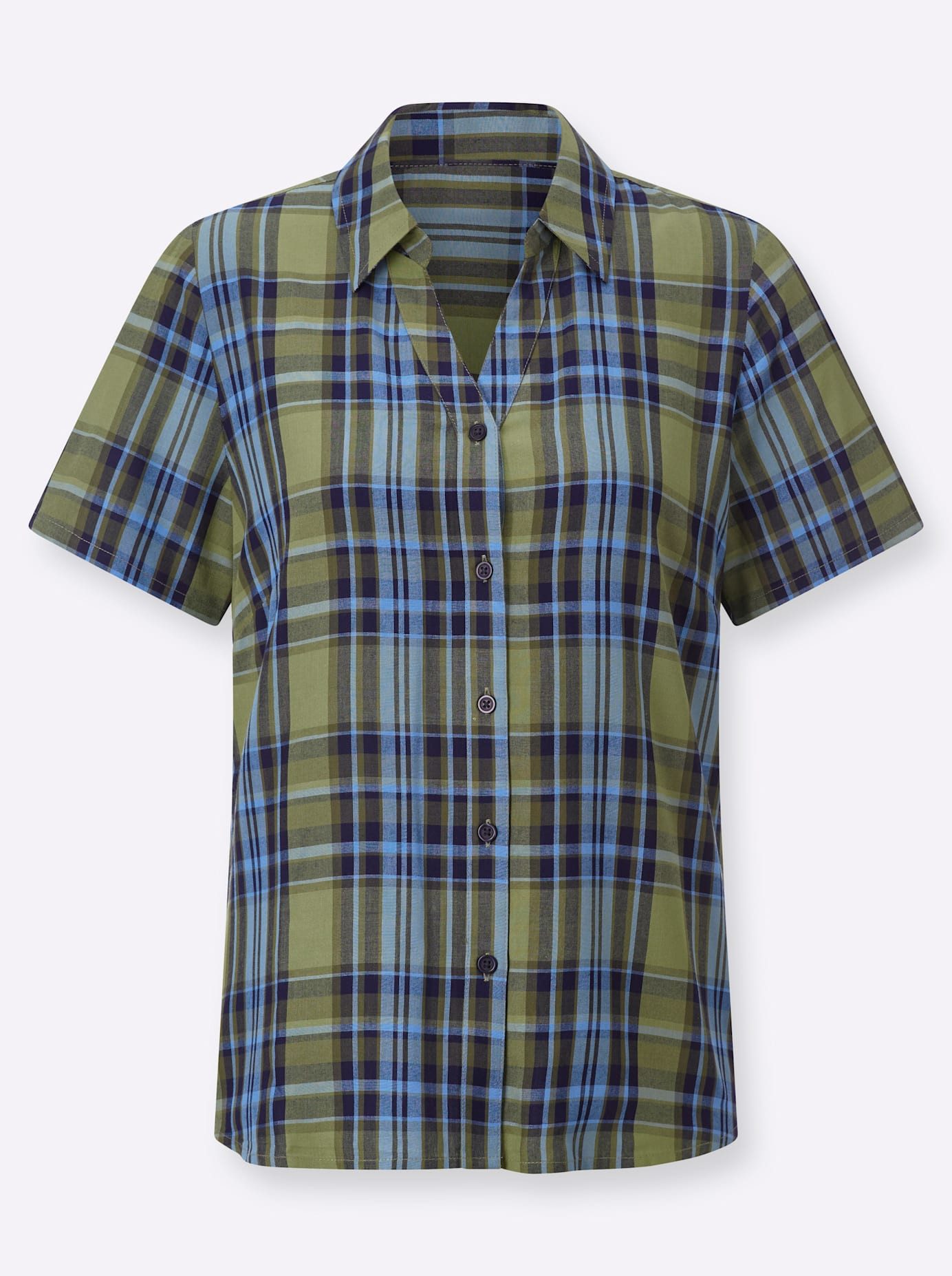 Casual Looks Geruite blouse