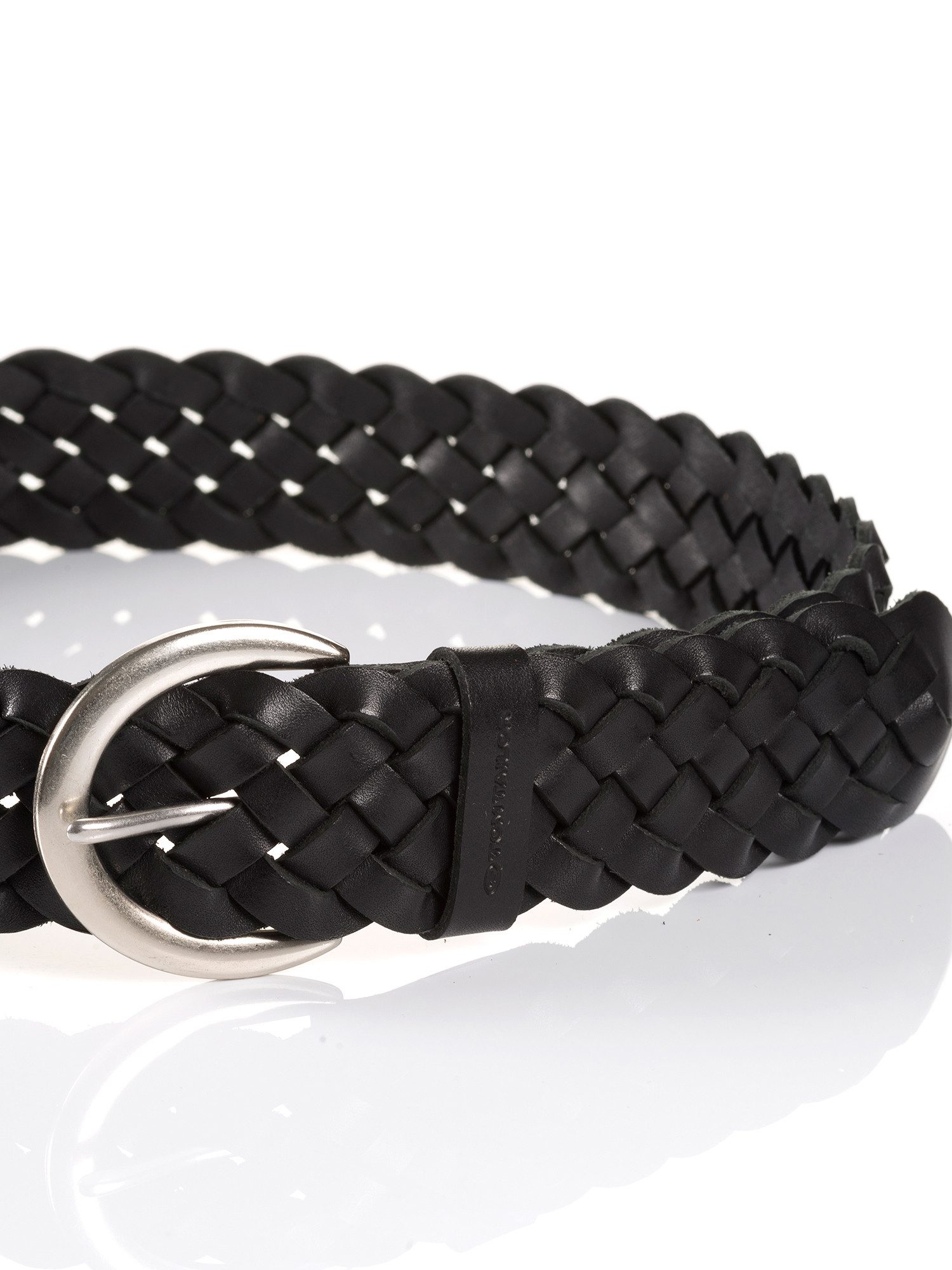 Tom Tailor Gevlochten riem TTLISA 4 cm brede damesriem, vlechtleren riem, modieuze must-have