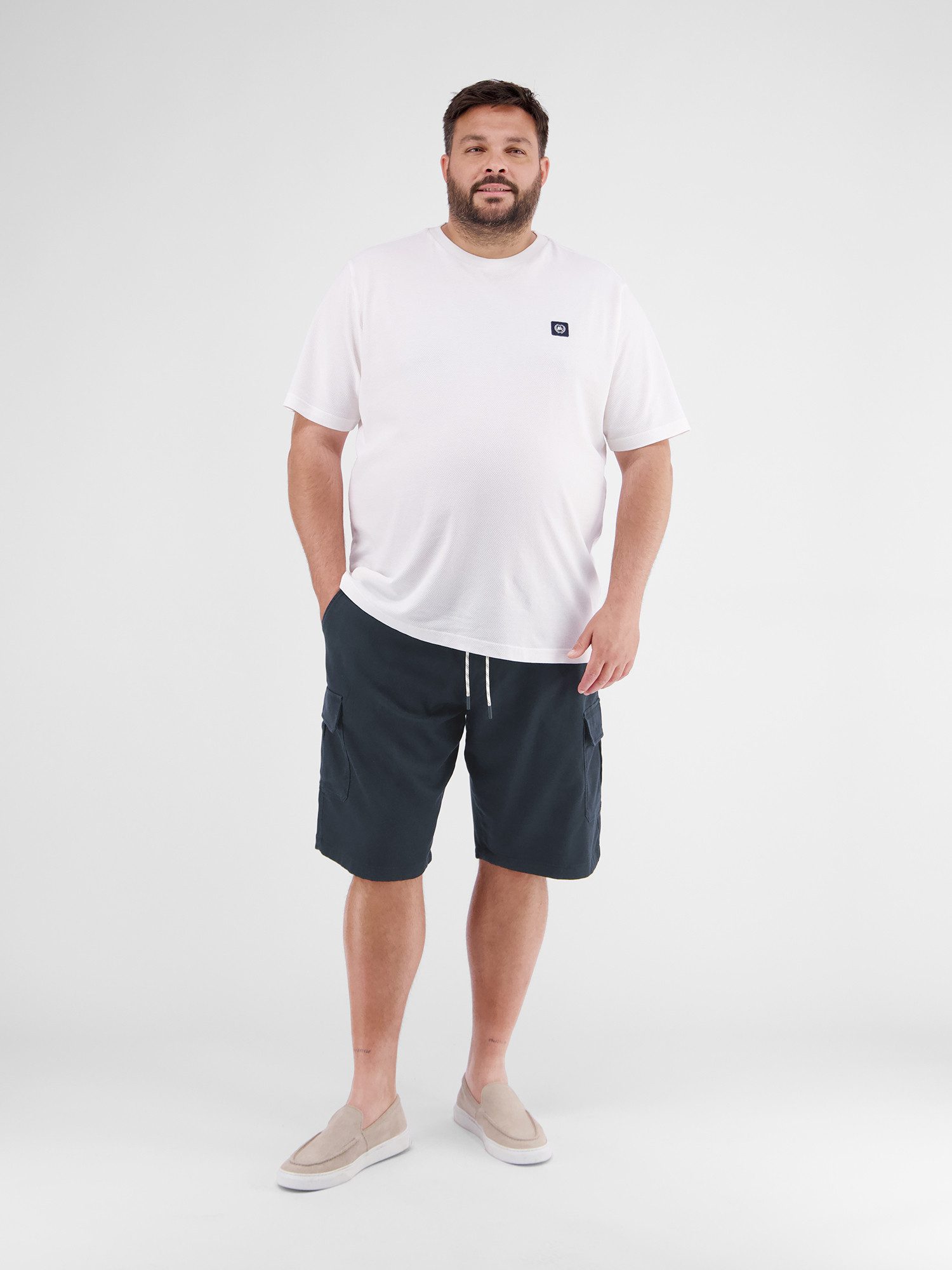 Lerros Jogg bermuda LERROS cargo-jog bermuda in grote maten