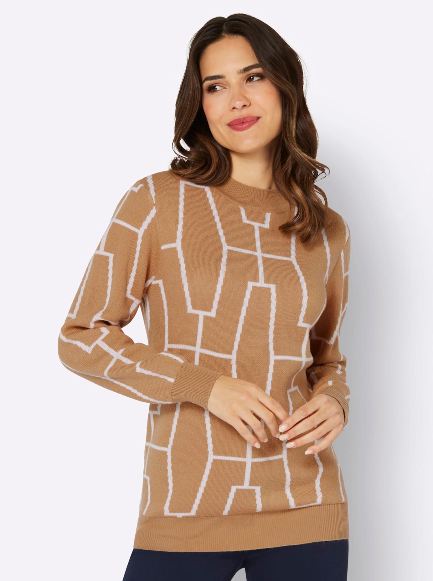 Classic Basics Trui met staande kraag Trui met opstaande kraag