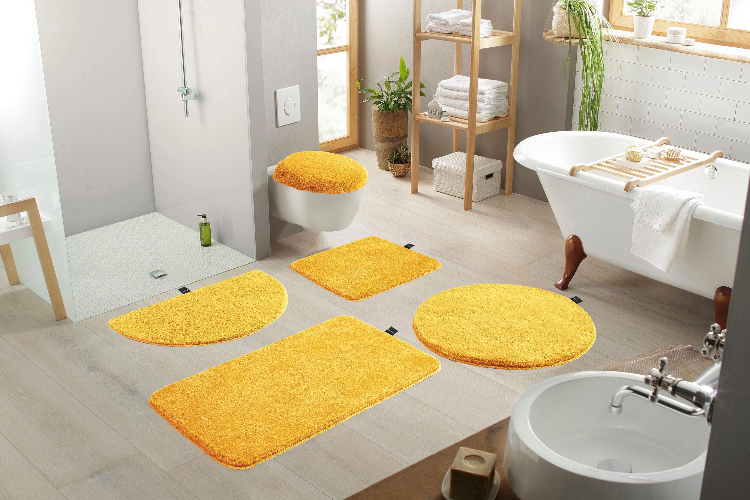 Bruno Banani Badmat Lana, badmat, badkamer tapijt Badmat, badmatten, unikleur, ook als 3-delige set & rond