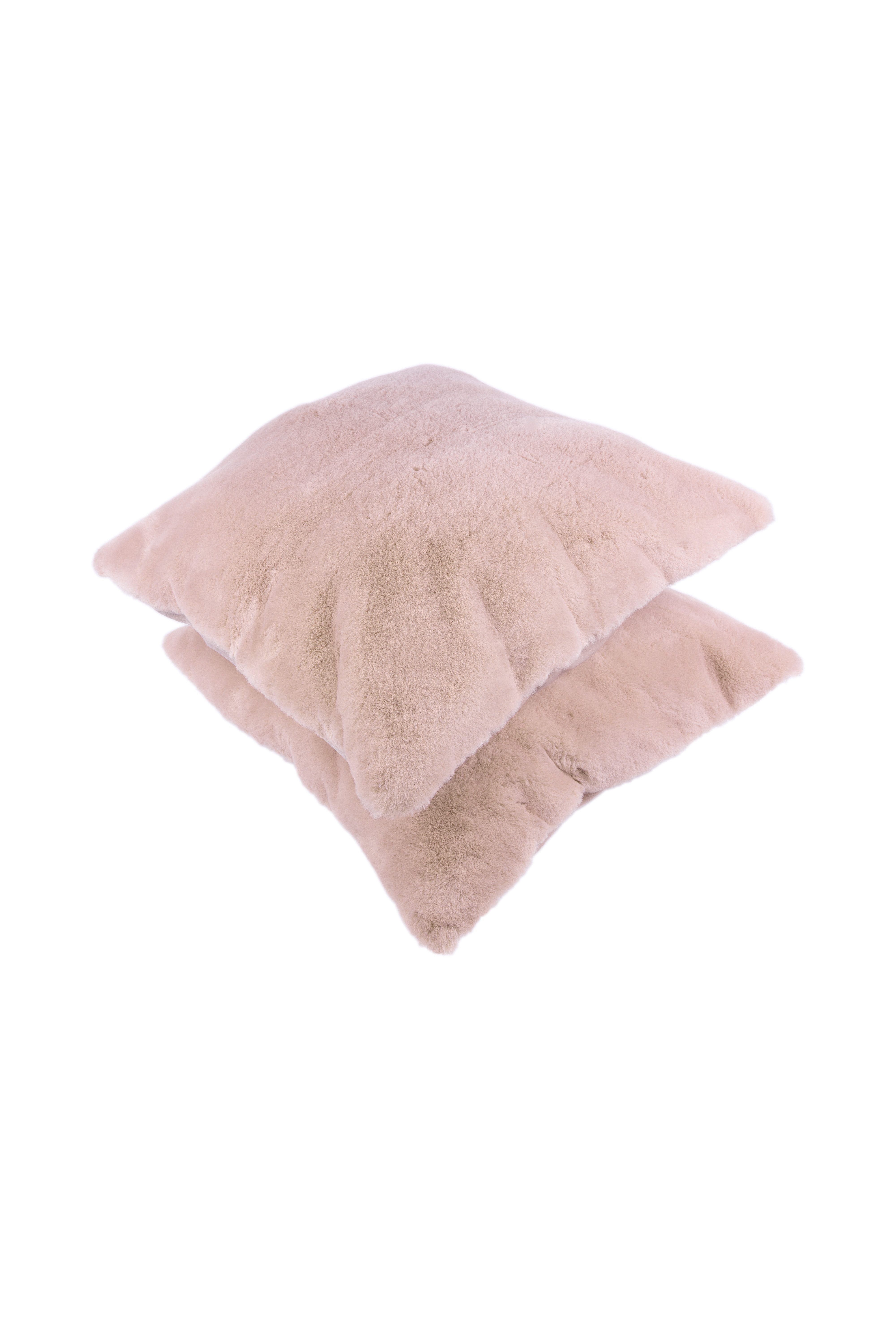 Kenda Sand Vachtkussen Decoratiekussens Aimee 625 2-pack Kussen inclusief vulling met pluizige stofhoes (1 stuk)