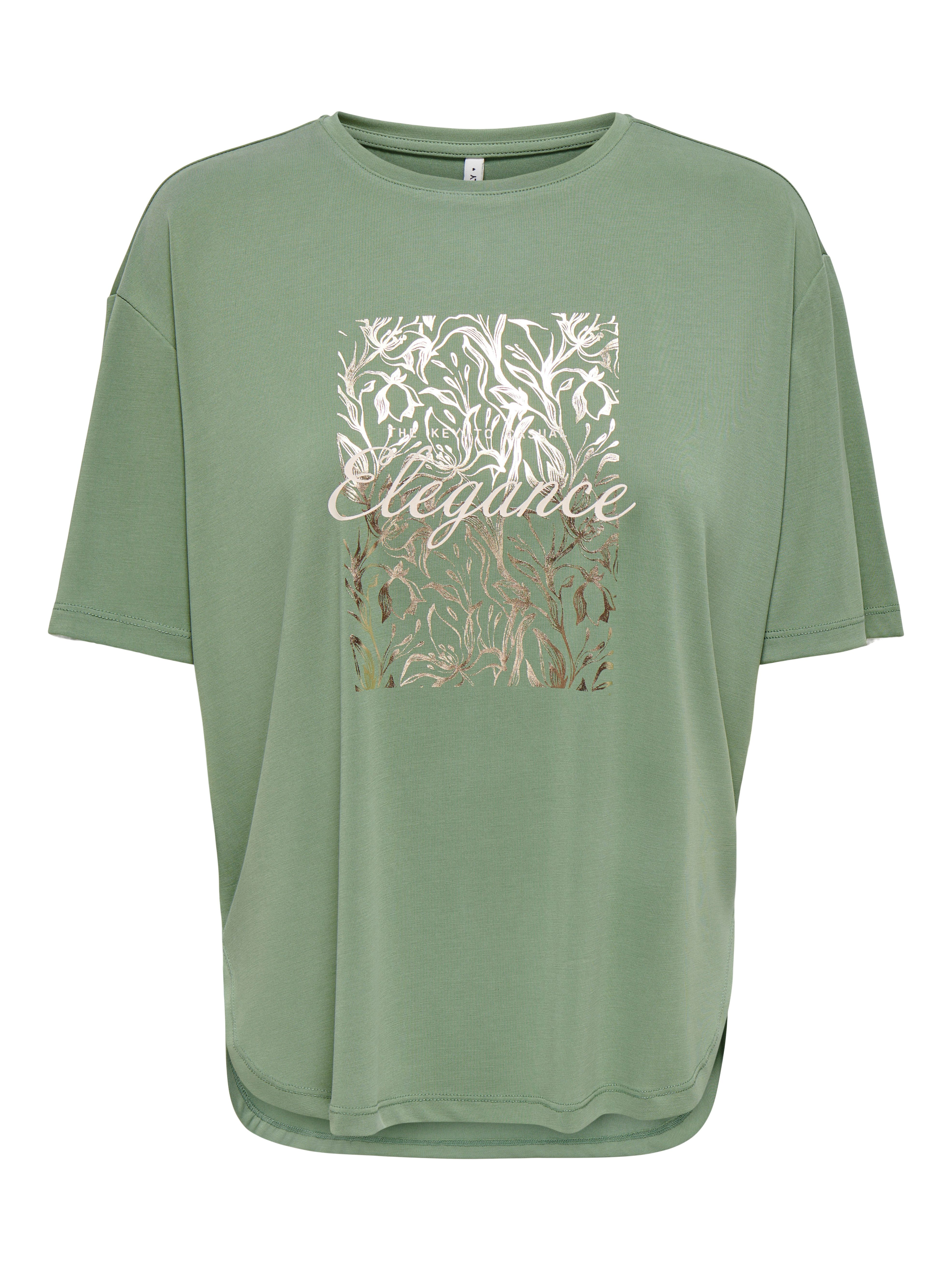 Only Shirt met korte mouwen ONLFREE LIFE S/S BOTANICAL TOP BOX JRS