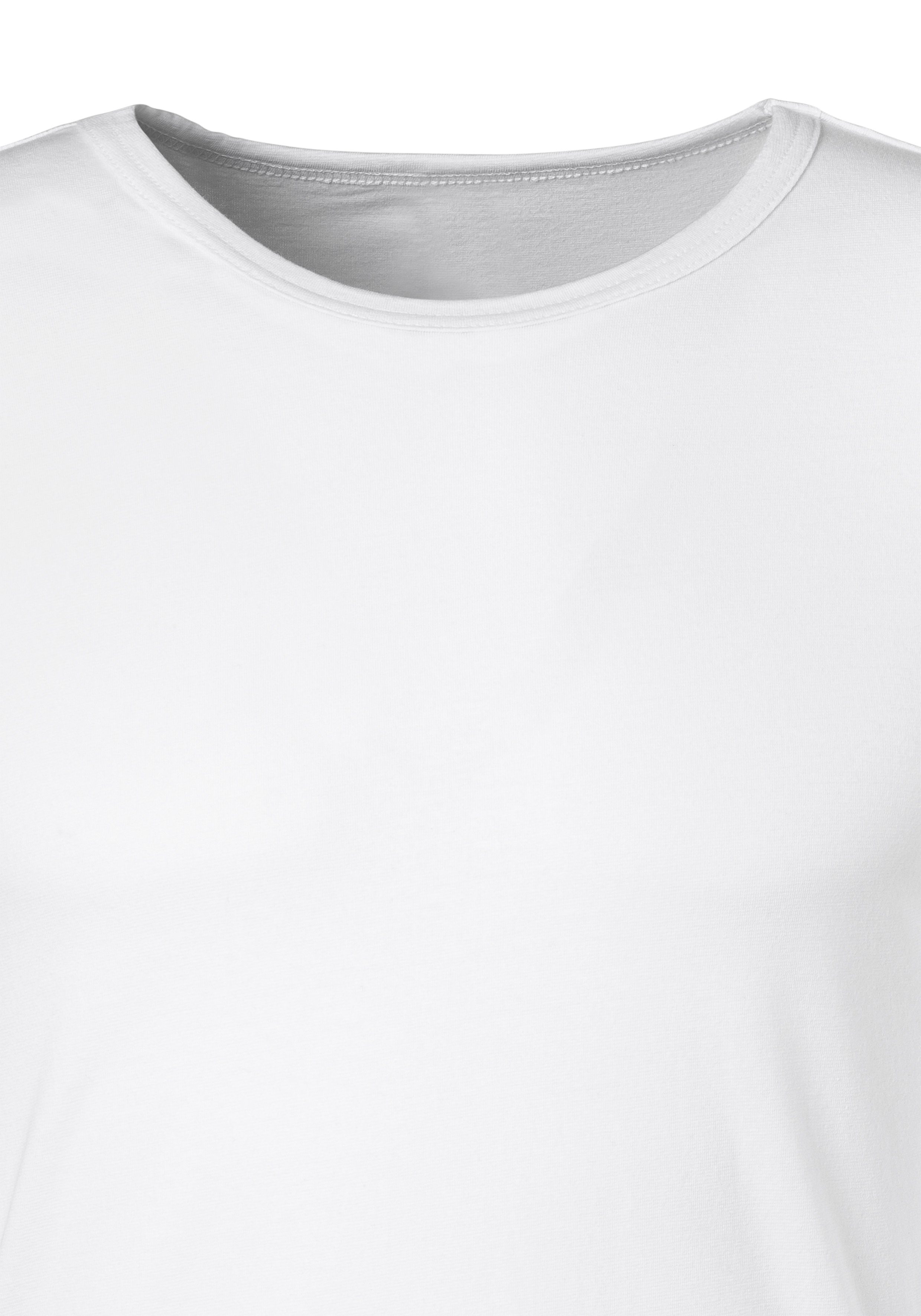 H.I.S Shirt met lange mouwen Dubbelpack onderhemd van katoenmix (2-delig Set van 2)