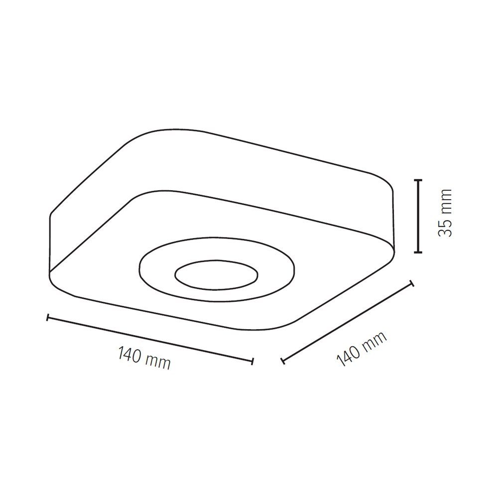 SPOT Light Led-plafondlamp Blauw van echt beton, led-modules inclusief, met de hand gemaakt, made in eu