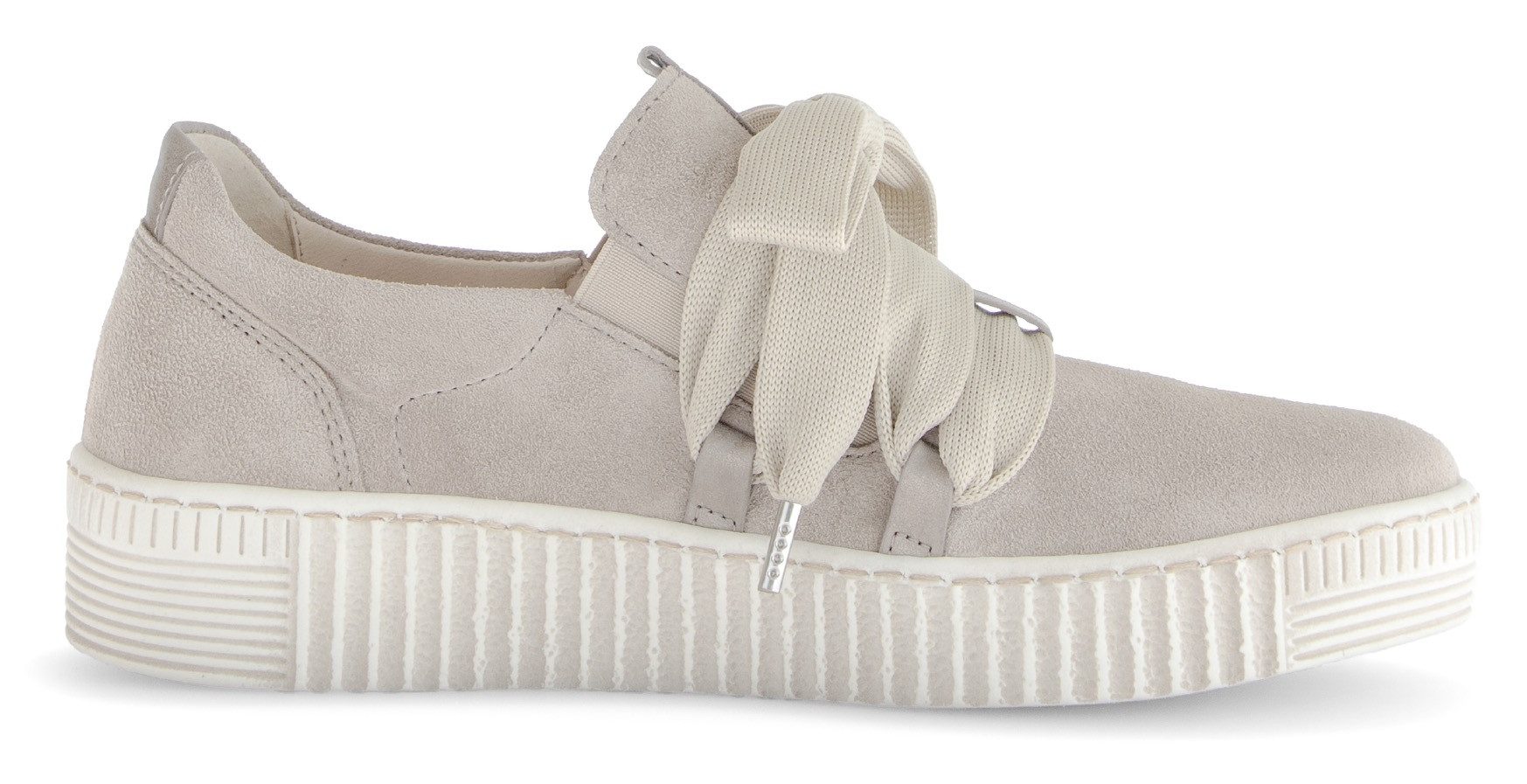 Gabor Plateausneakers Veterschoen, lage schoen, slipper met opgestikte versiersluiting