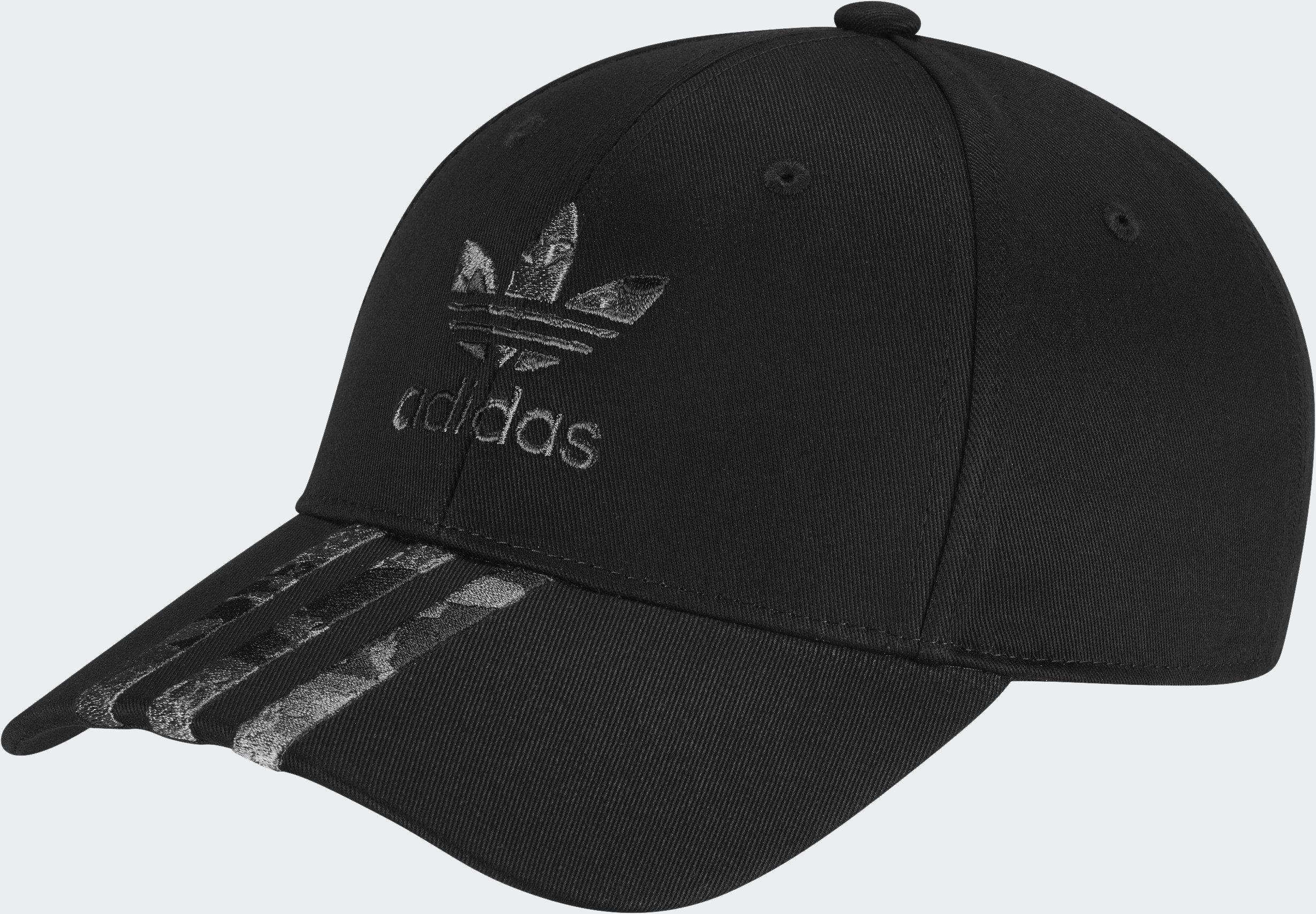Adidas Originals Camo Baseball Cap unisex Caps zwart Maat ONE SIZE Accessoires