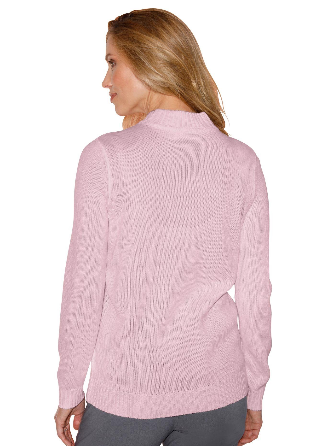 Classic Basics Trui met staande kraag Trui