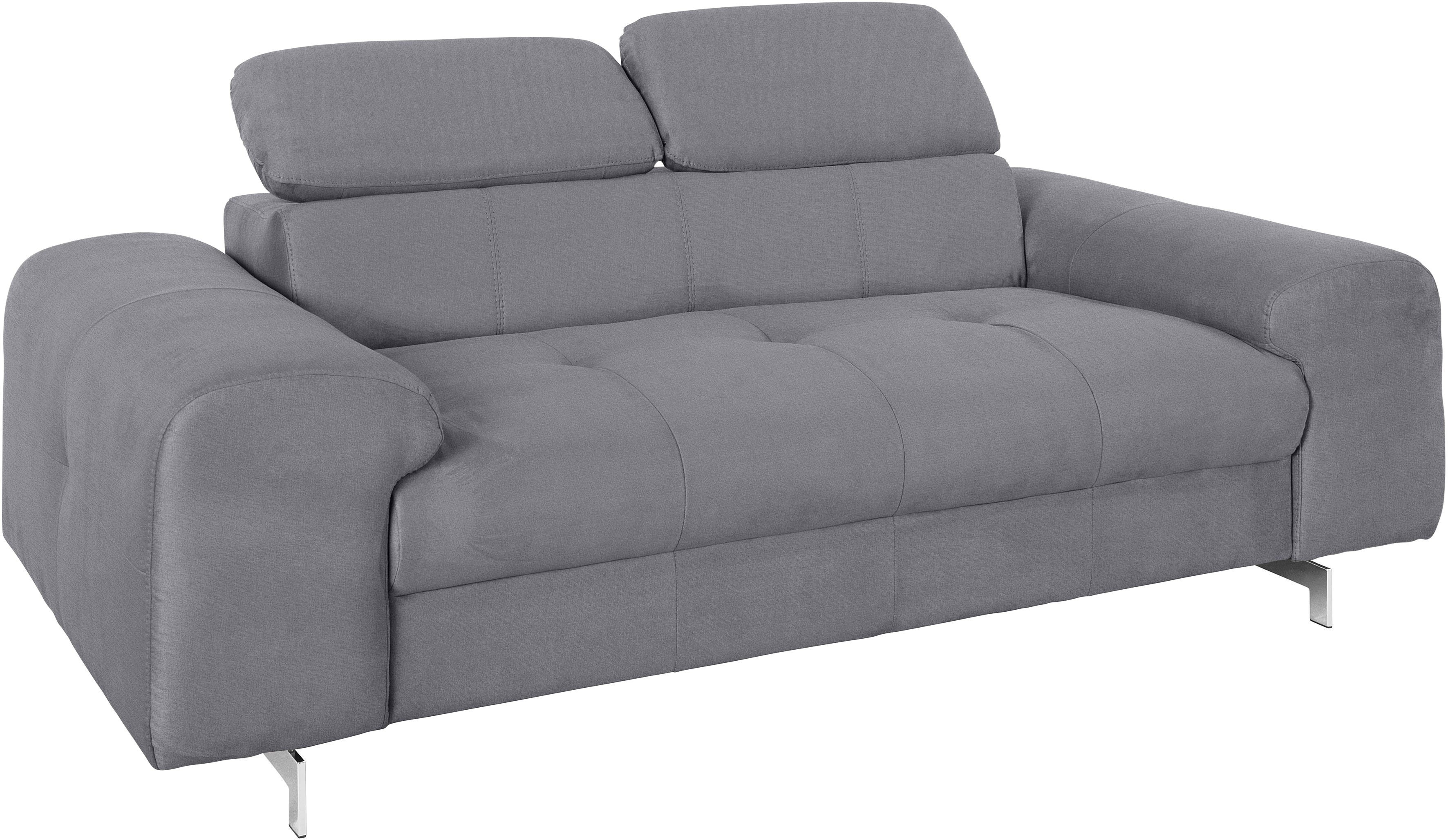 COTTA 2-zitsbank Chef 2-zitsbank met elegante stiksels, bodemvrijheid 12,5 cm