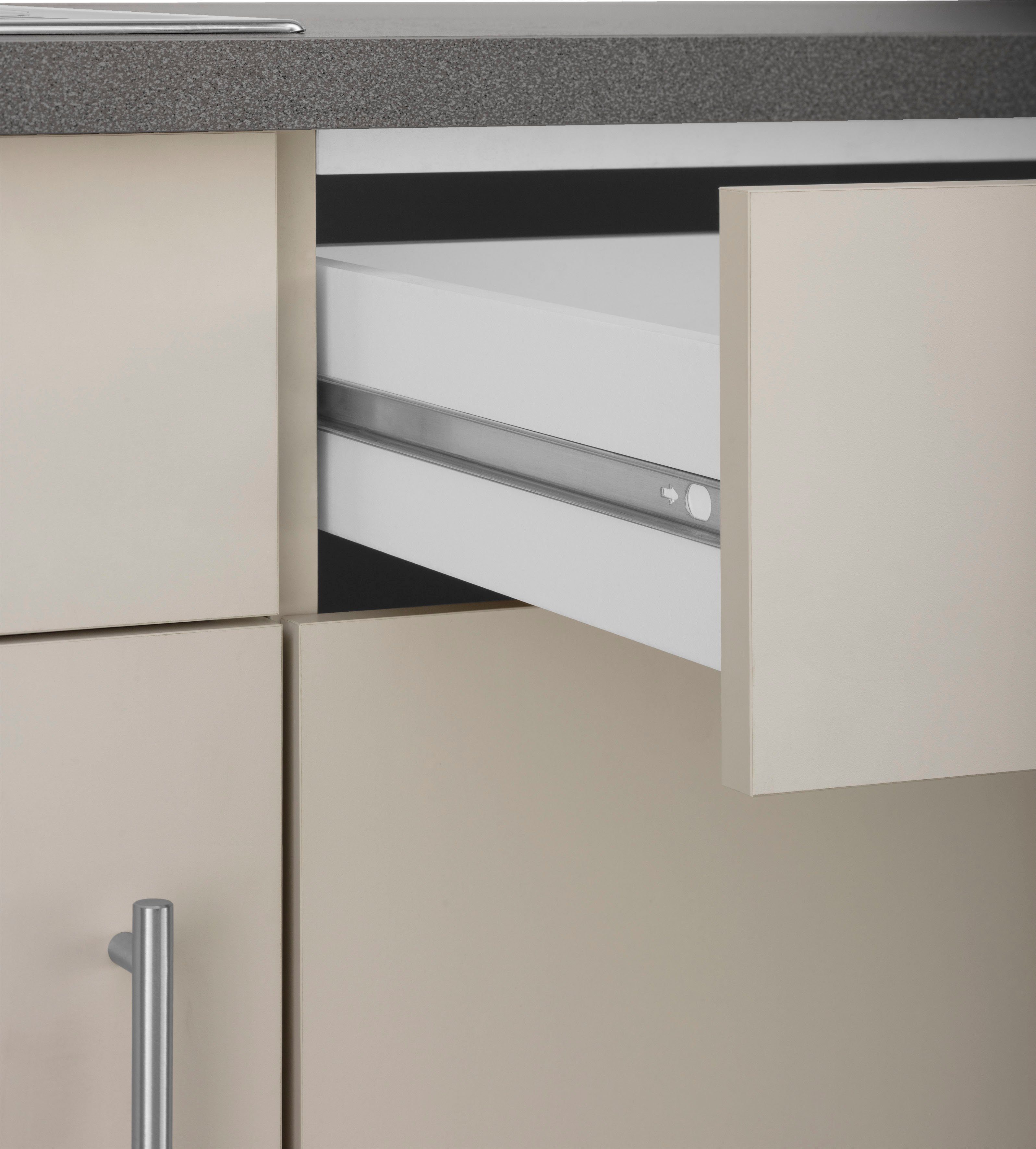 wiho Küchen Pantry keuken Cali zonder elektrische apparaten, breedte 160 cm