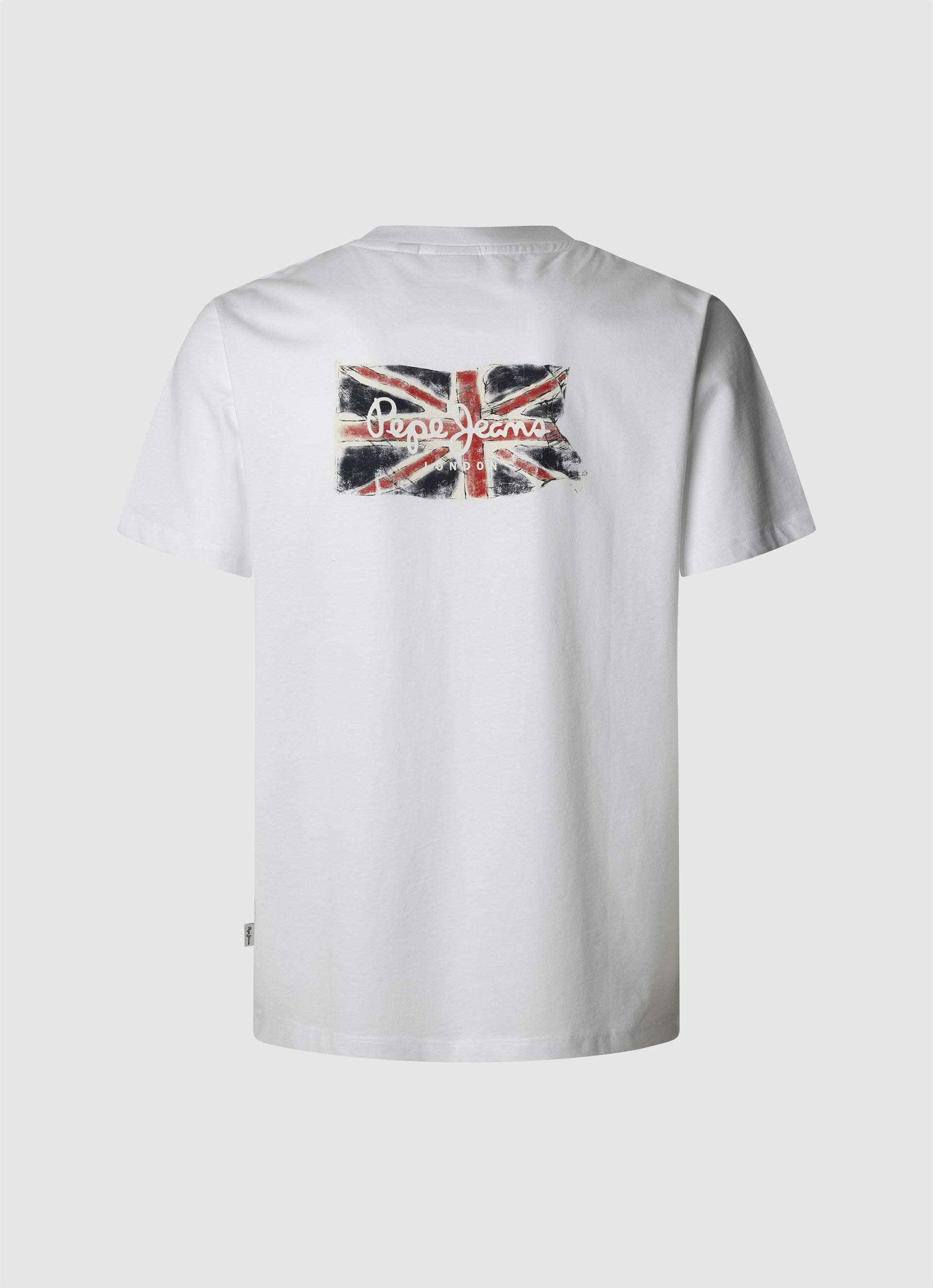 Pepe Jeans T-shirt BACK CLAG met print op de achterkant