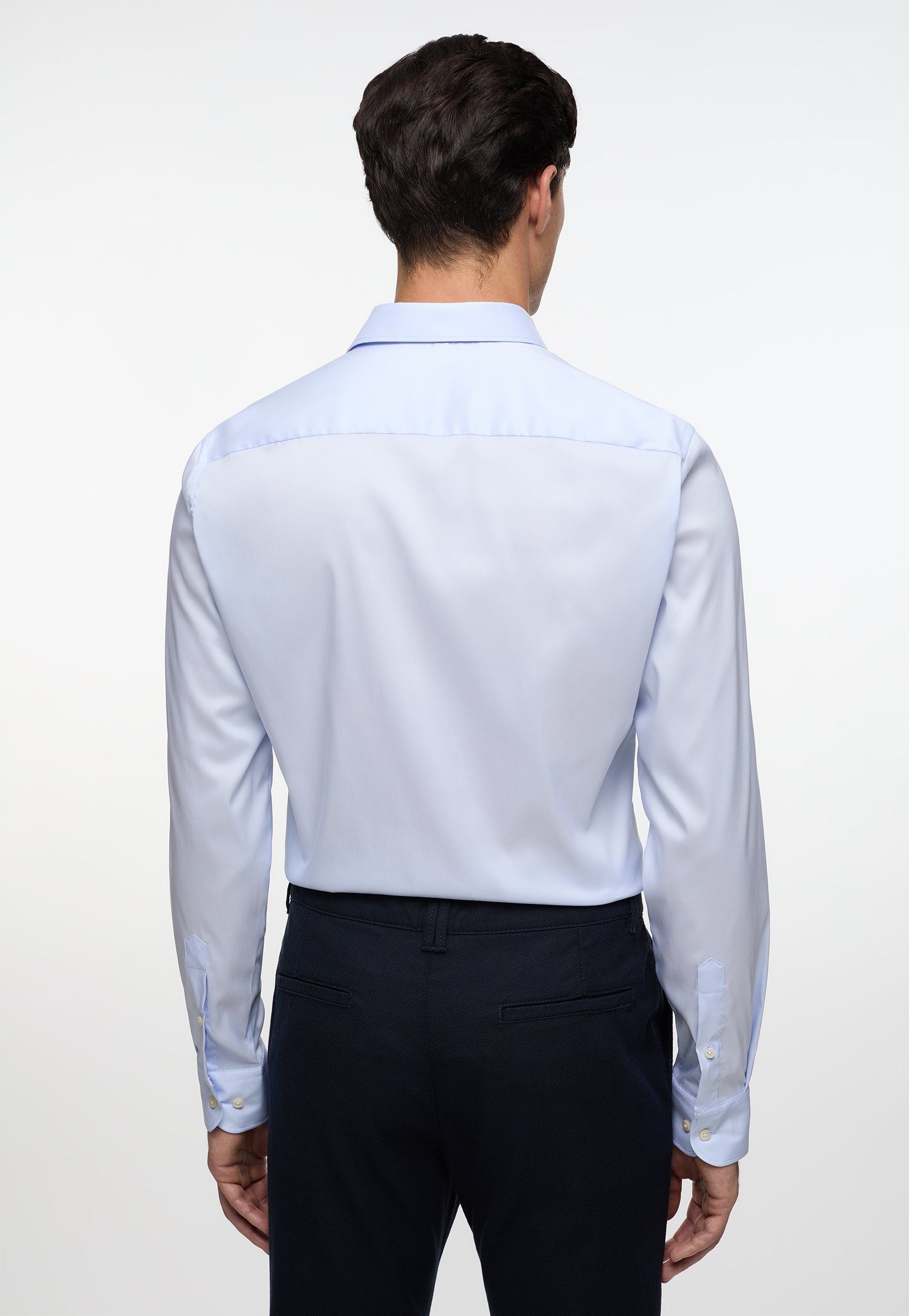 Eterna Overhemd met lange mouwen Slim fit EASY IRON (gemakkelijk te strijken)