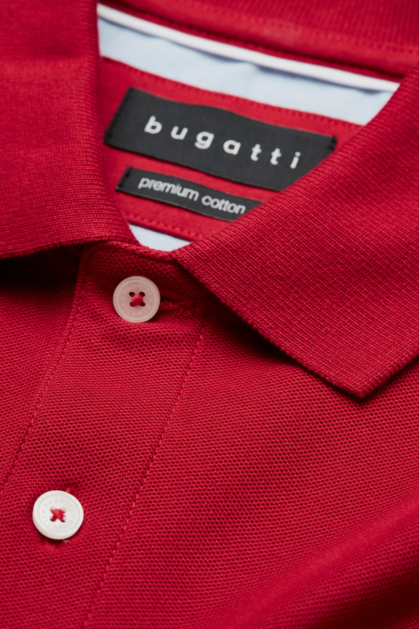 Bugatti Poloshirt met aansluitende pasvorm