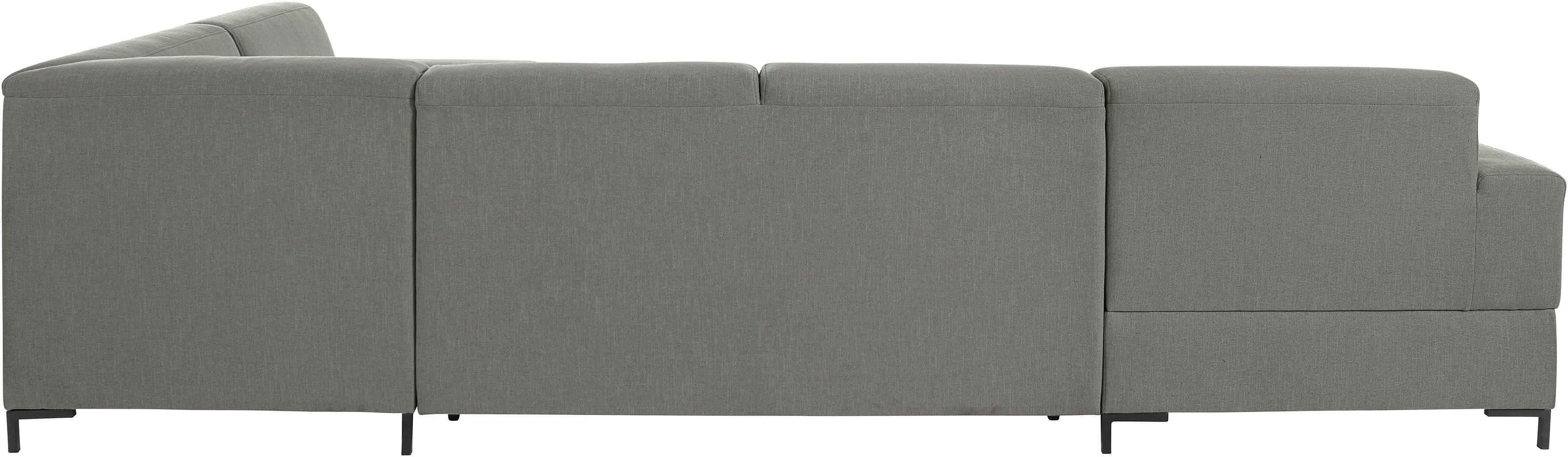 OTTO products Zithoek Grazzo U-vorm hoogwaardige stoffen van gerecycled materiaal, stiksels op de zitting