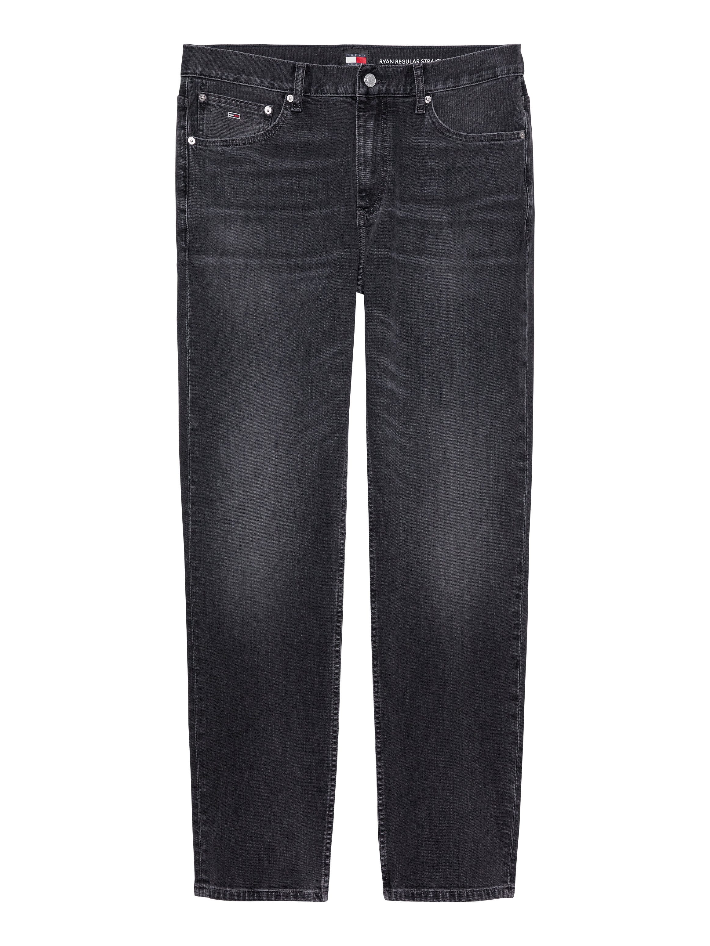 TOMMY JEANS Regular fit jeans RYAN RGLR STRGHT met gestempeld logo