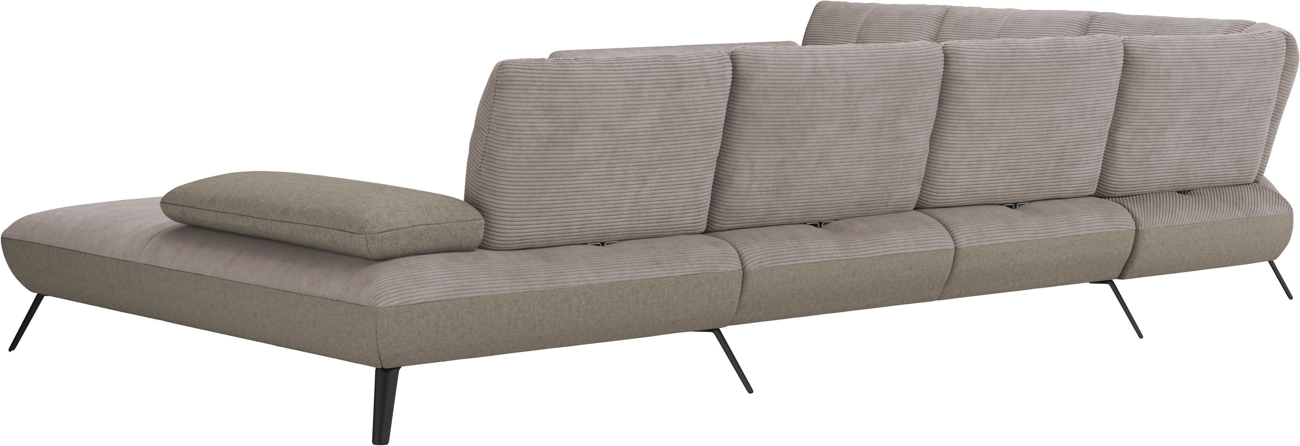 Places of Style Zithoek Mikado U-vorm incl. zitdiepteverstelling en armleuningverstelling