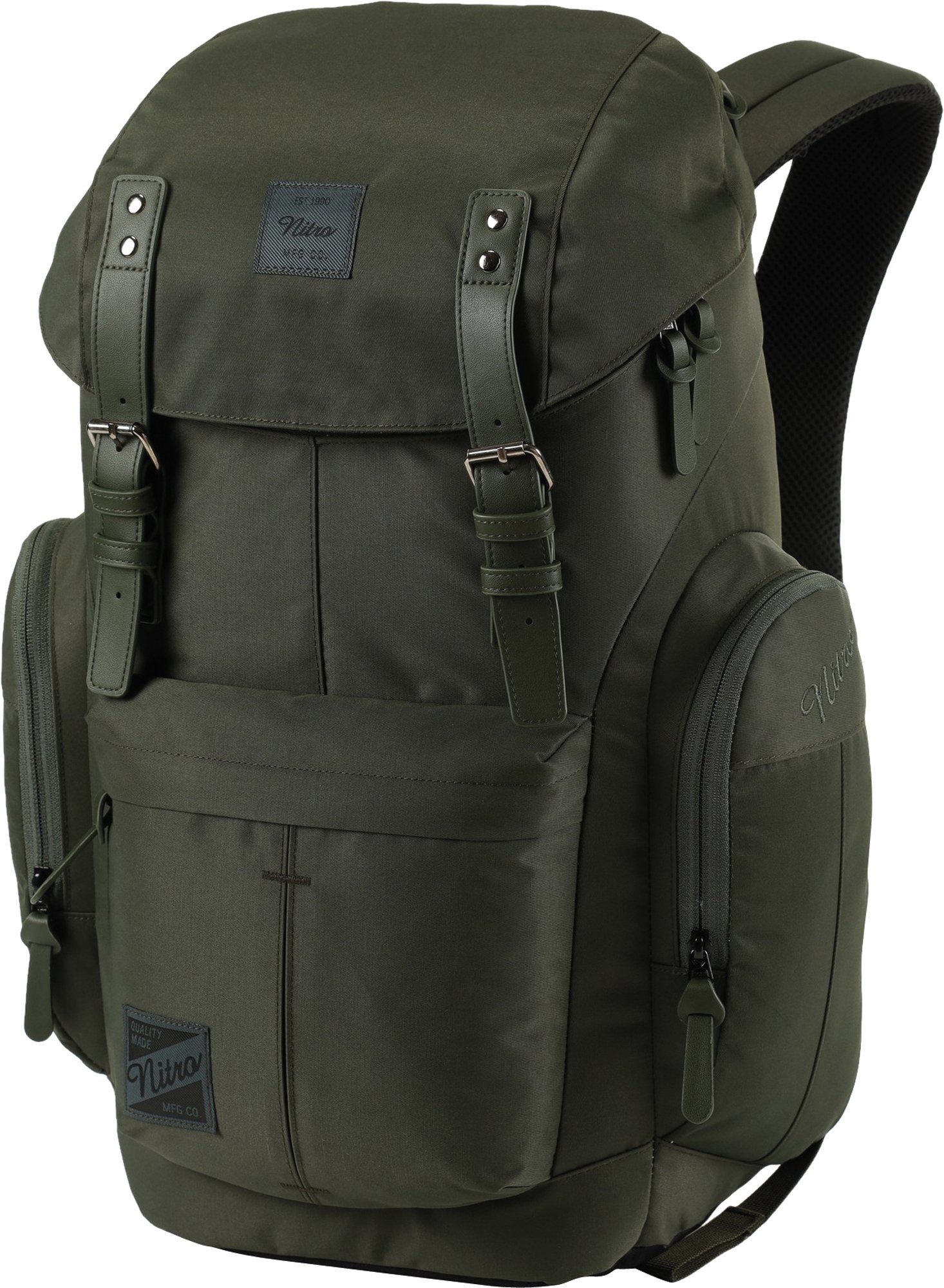 NITRO Vrijetijdsrugzak Daypacker met laptopvak, schoolrugzak, wandelaarsrugzak of streetpack